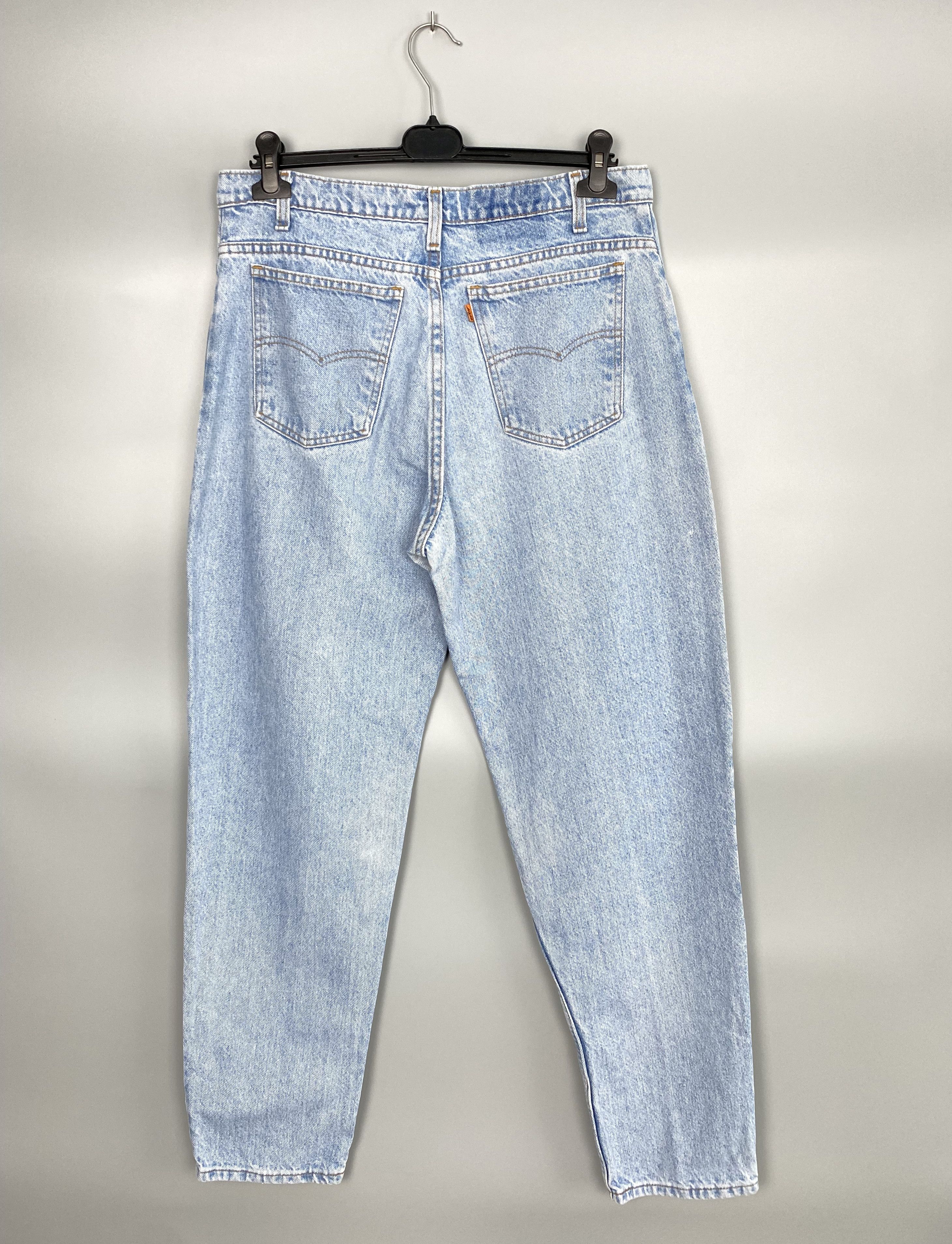 Levi's Vintage LEVIS Made in USA Orange TAB Denim Jeans W36 L32 Size US 36 / EU 52 - 7 Thumbnail
