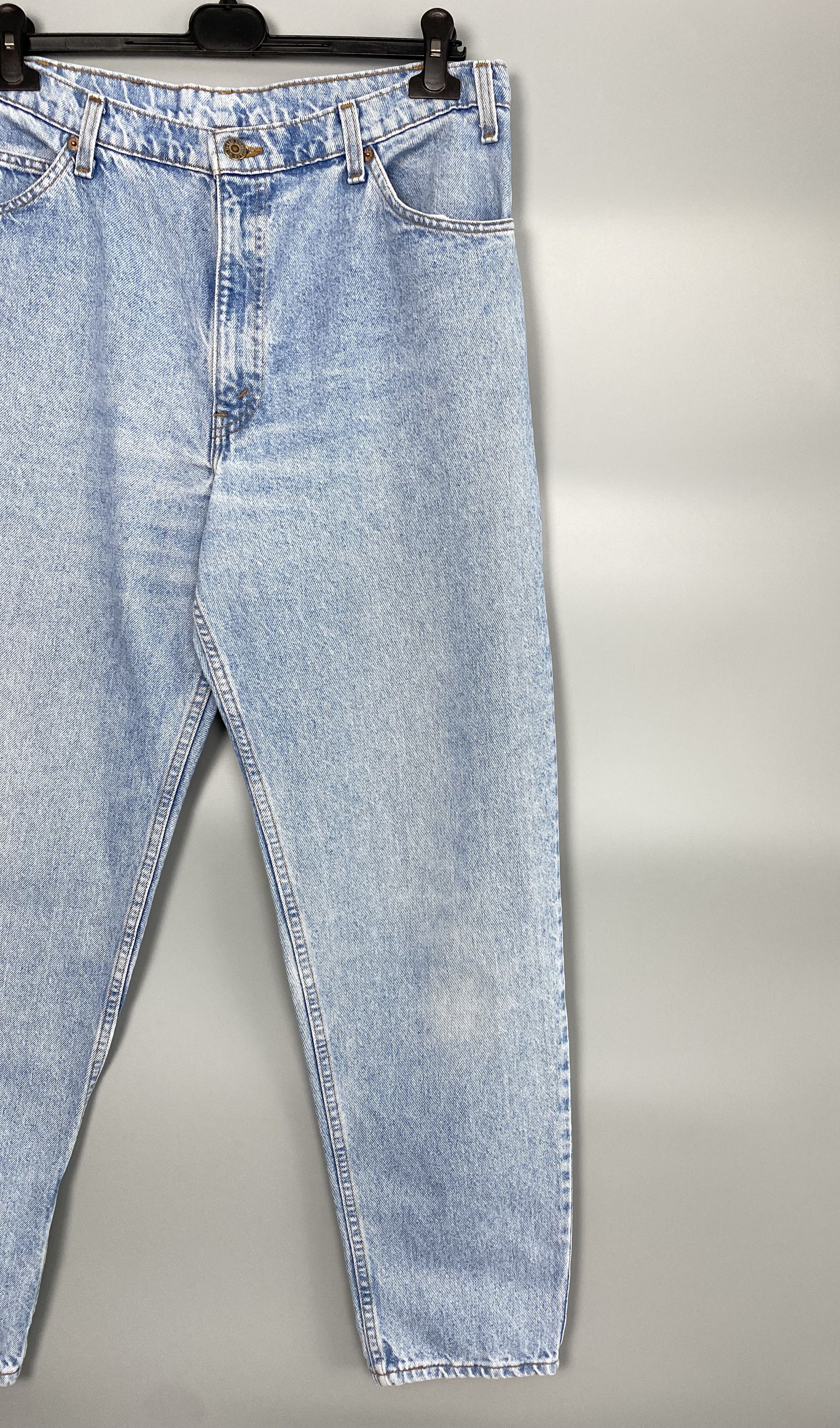 Levi's Vintage LEVIS Made in USA Orange TAB Denim Jeans W36 L32 Size US 36 / EU 52 - 3 Thumbnail
