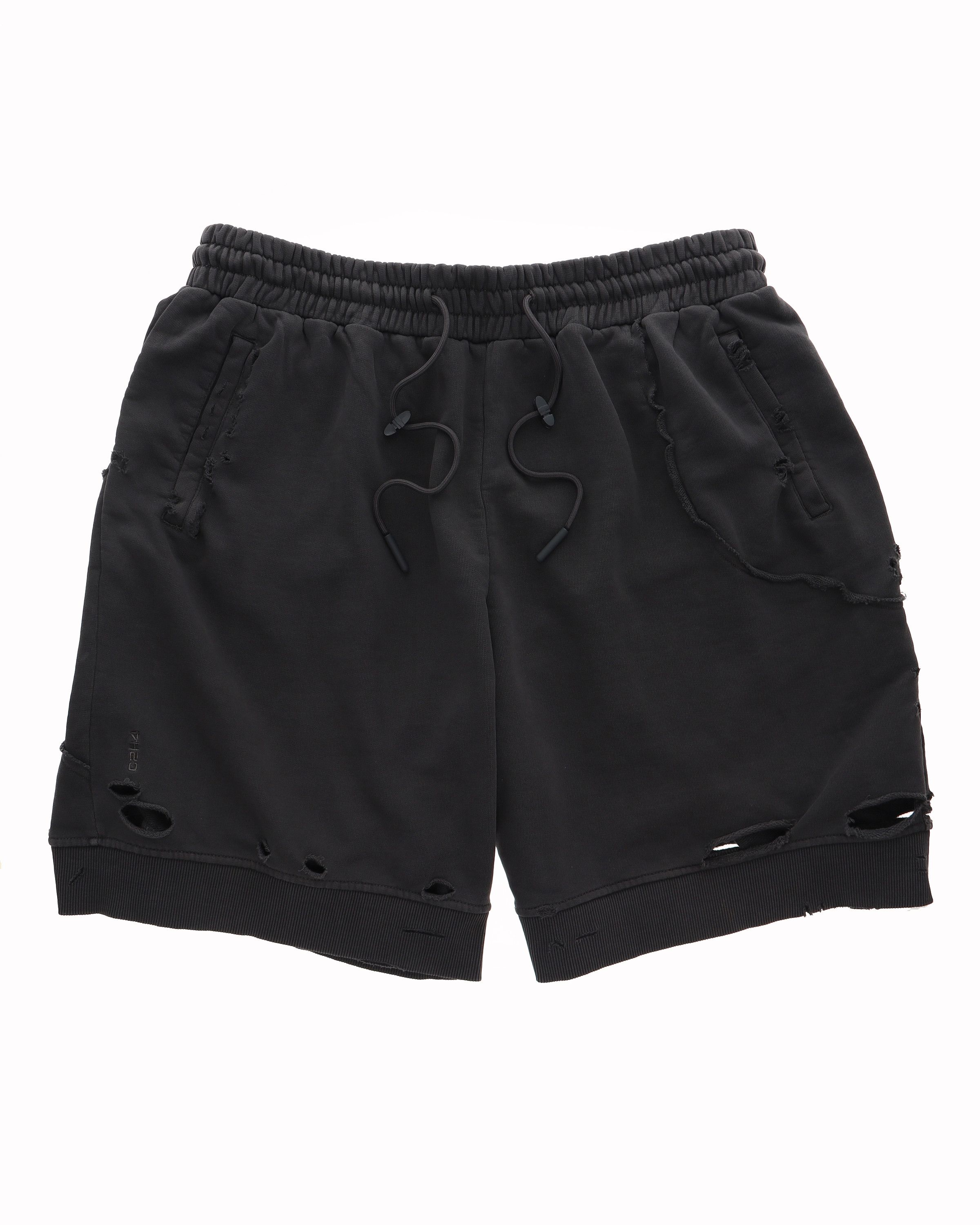 C2H4 C2H4 Distressed Sweat Shorts Size US 38 / EU 54 - 1 Thumbnail