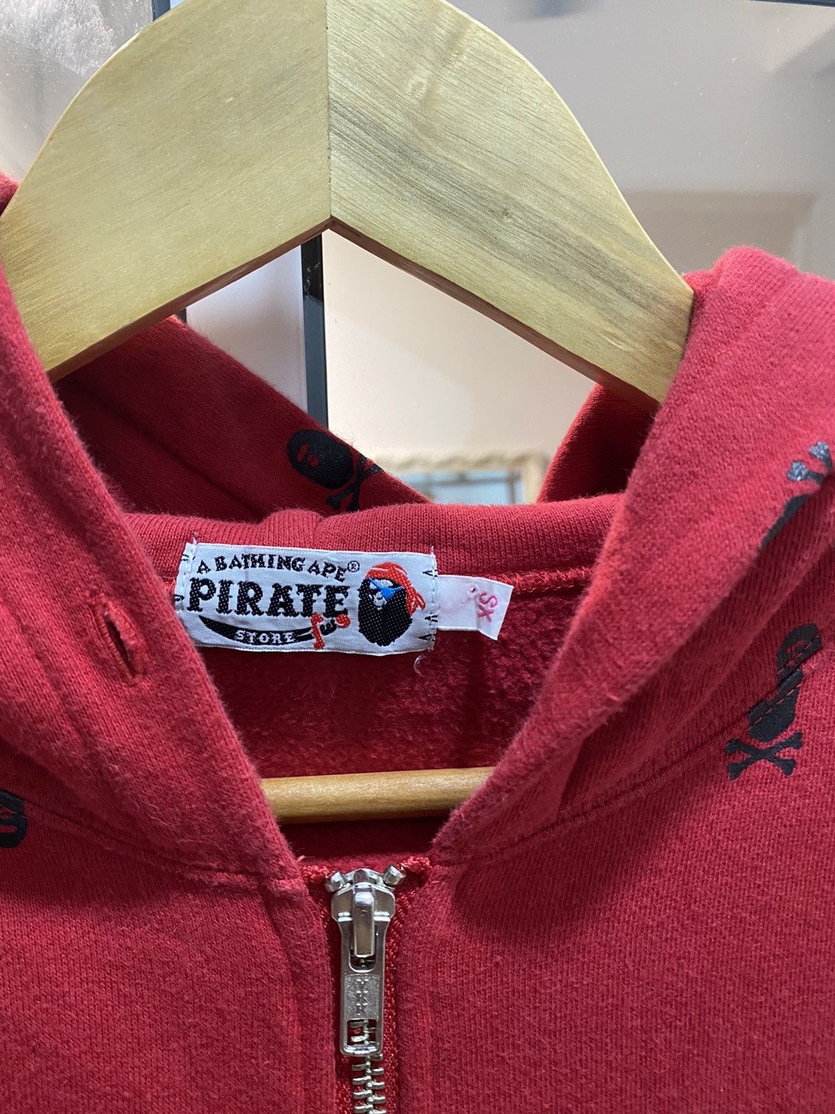 Bape A Pirate Bathing Ape Bapesta Logo Zipper Hoodie Size US XS / EU 42 / 0 - 8 Thumbnail