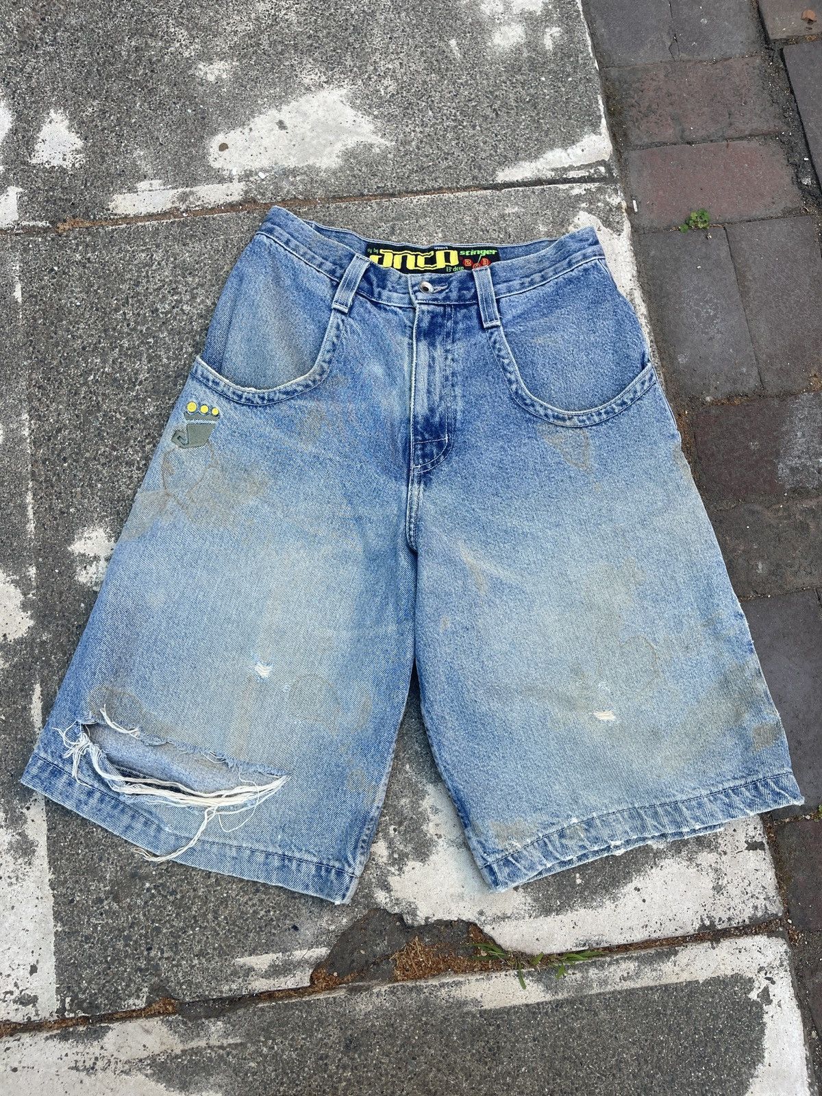 JNCO × Vintage Vintage 90s JNCO Stinger Jean Shorts Jorts | Grailed