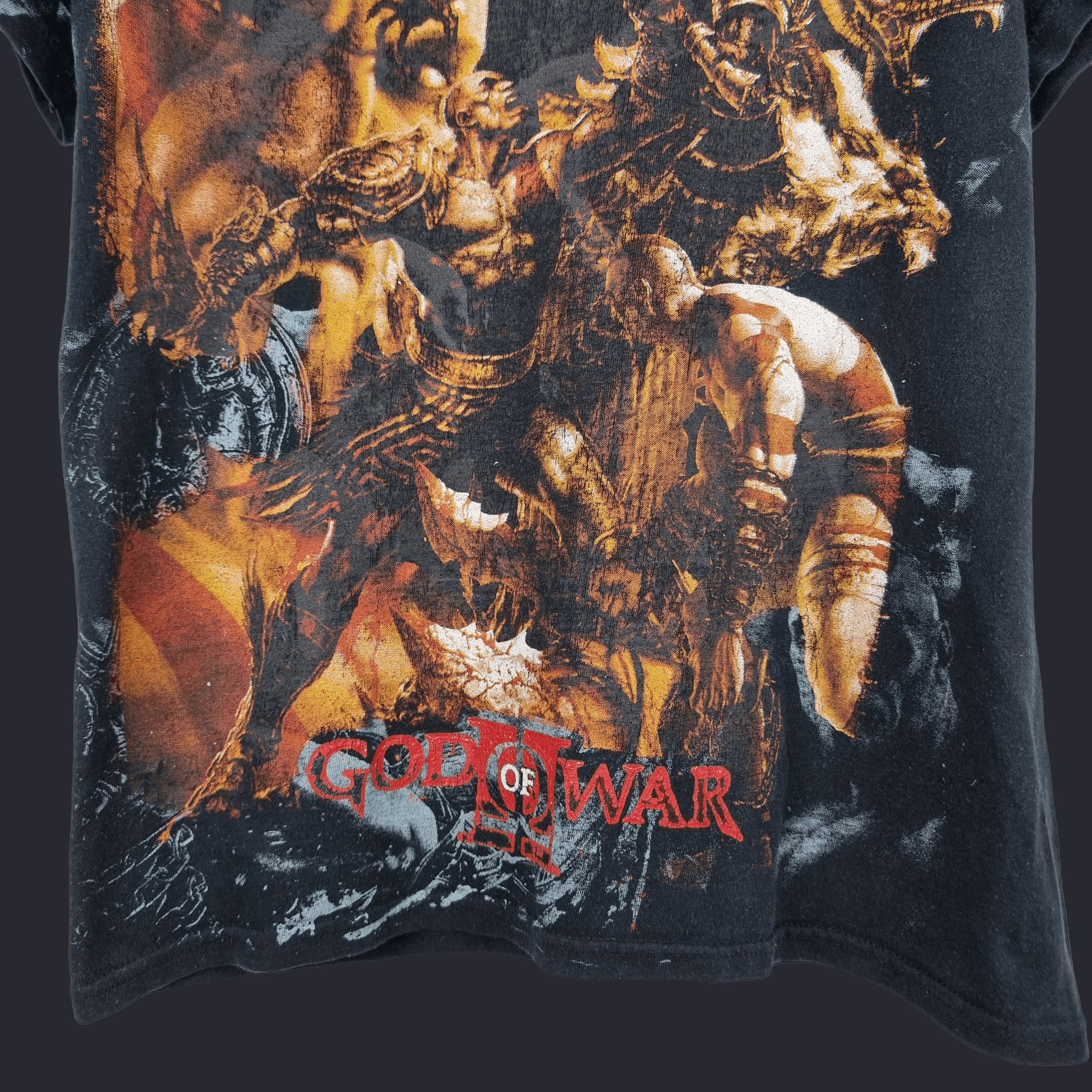 Playstation Vintage God Of War t shirt Kratos like Resident Evil Size US S / EU 44-46 / 1 - 3 Thumbnail