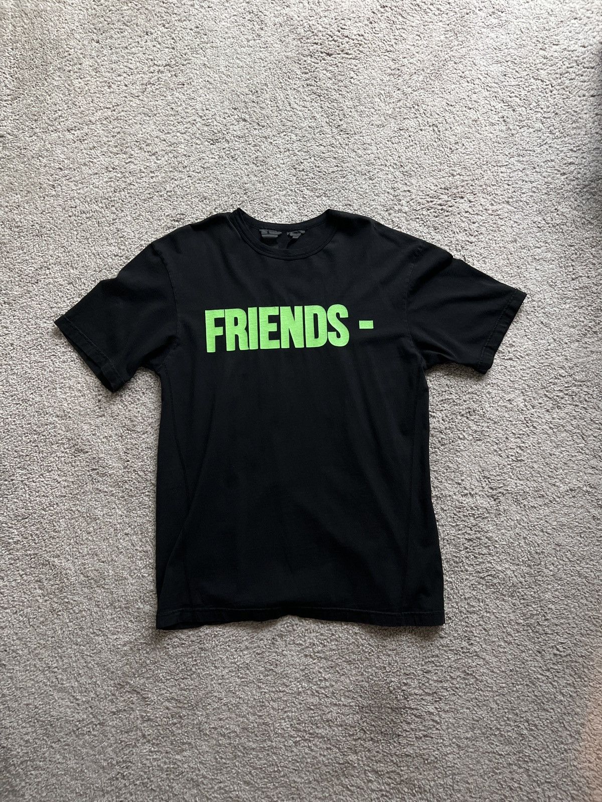 Vlone Vlone Friends TShirt 'Black/Green' Grailed