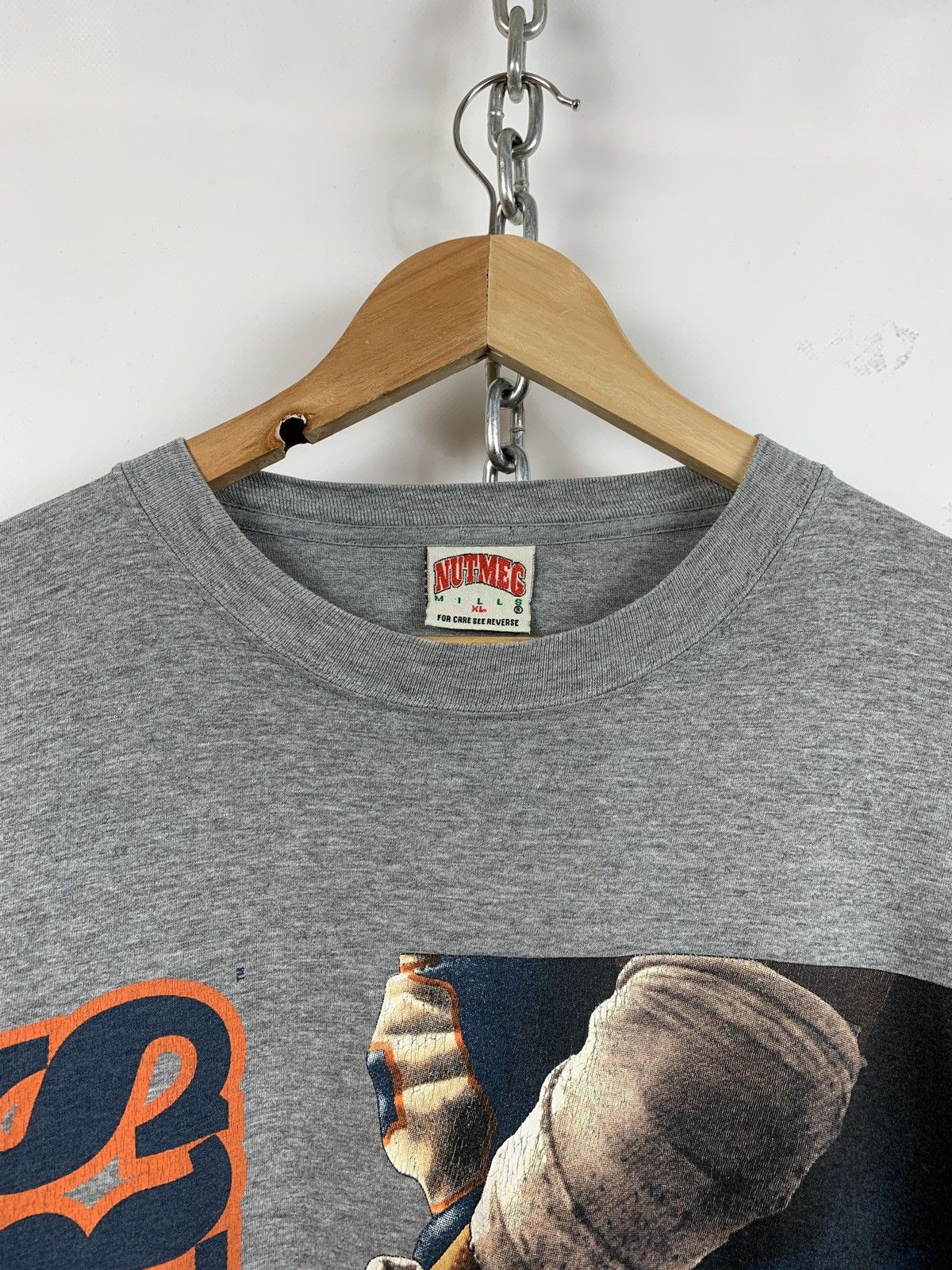 NFL 1996 Vintage Chicago Bears Nutmeg Mills Grey T-Shirt Size US XL / EU 56 / 4 - 10 Thumbnail