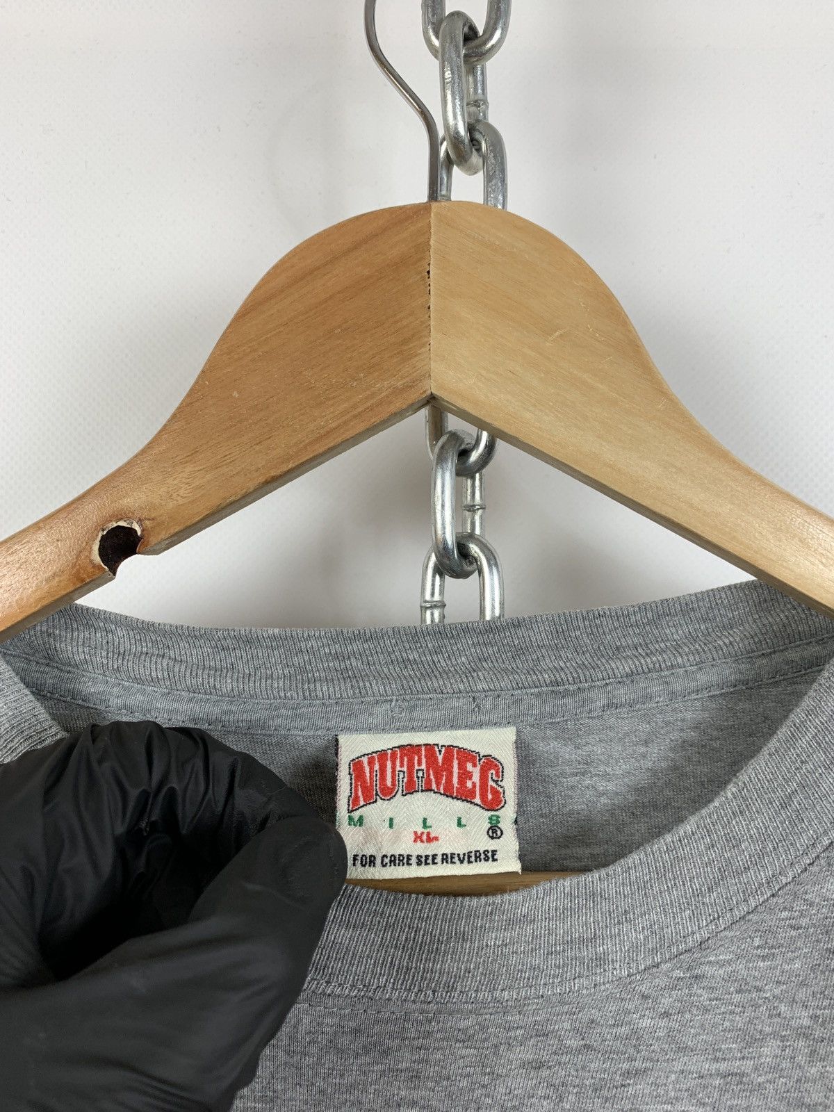 NFL 1996 Vintage Chicago Bears Nutmeg Mills Grey T-Shirt Size US XL / EU 56 / 4 - 18 Thumbnail