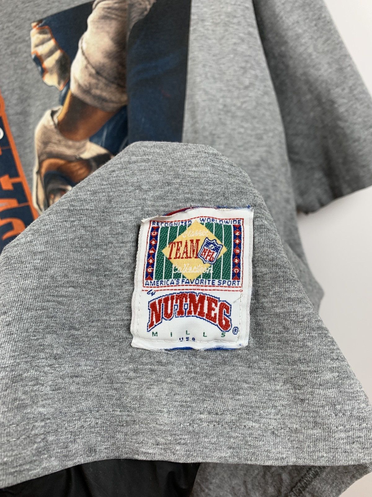 NFL 1996 Vintage Chicago Bears Nutmeg Mills Grey T-Shirt Size US XL / EU 56 / 4 - 11 Thumbnail