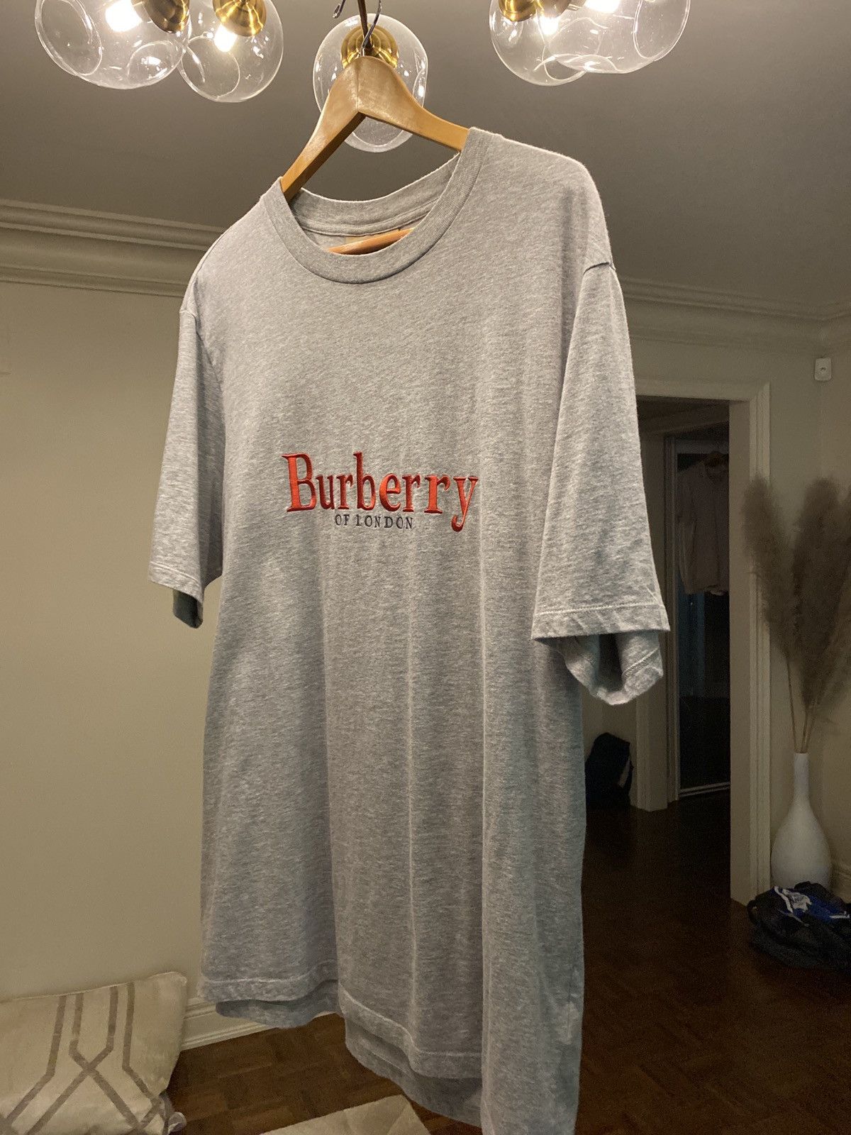 Burberry Grey Vintage Logo Lopori T-Shirt Size US M / EU 48-50 / 2 - 2 Thumbnail