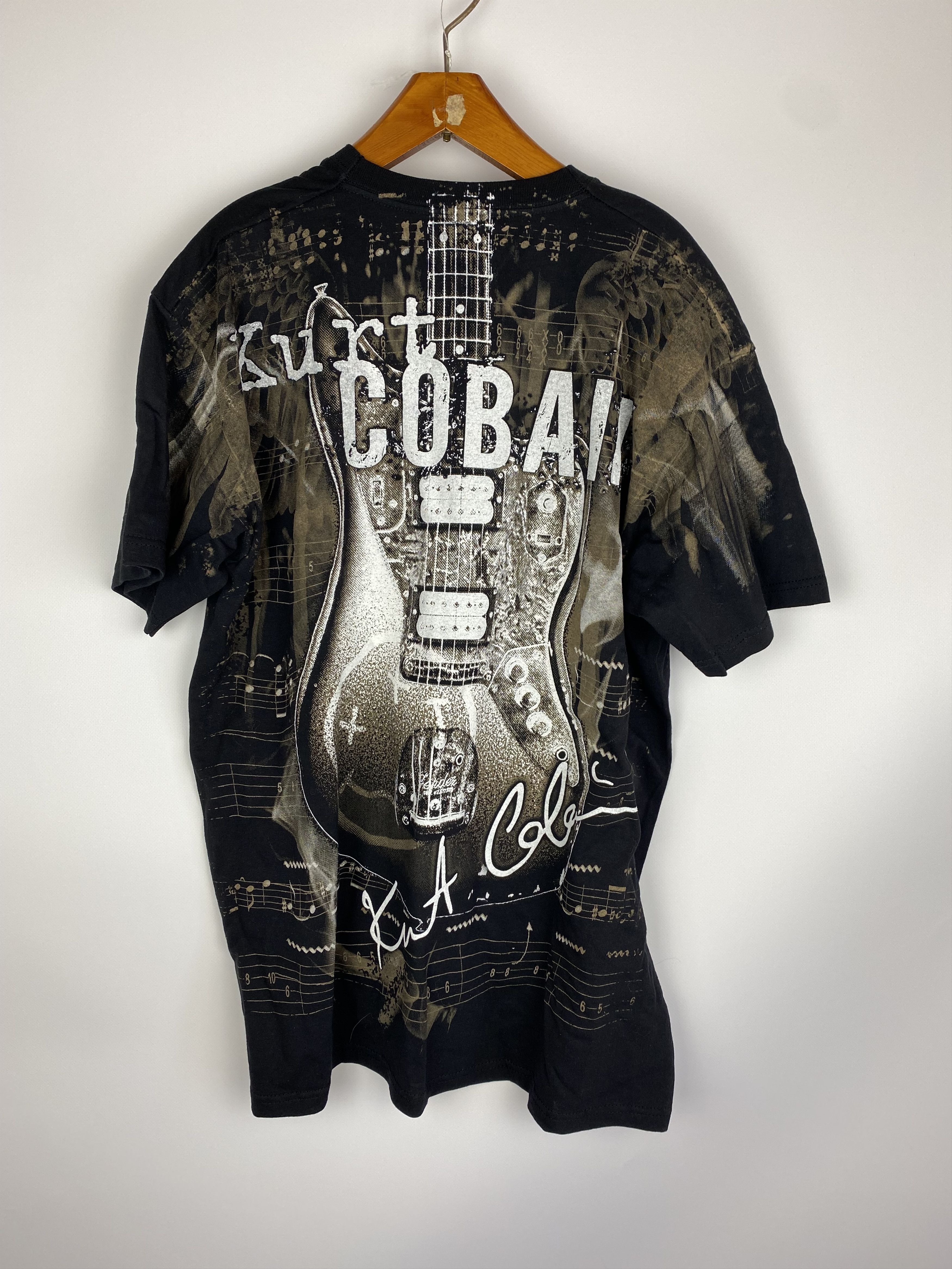 Band Tees × Vintage Band tees Kurt cobain full print nirvana Size US L / EU 52-54 / 3 - 2 Thumbnail