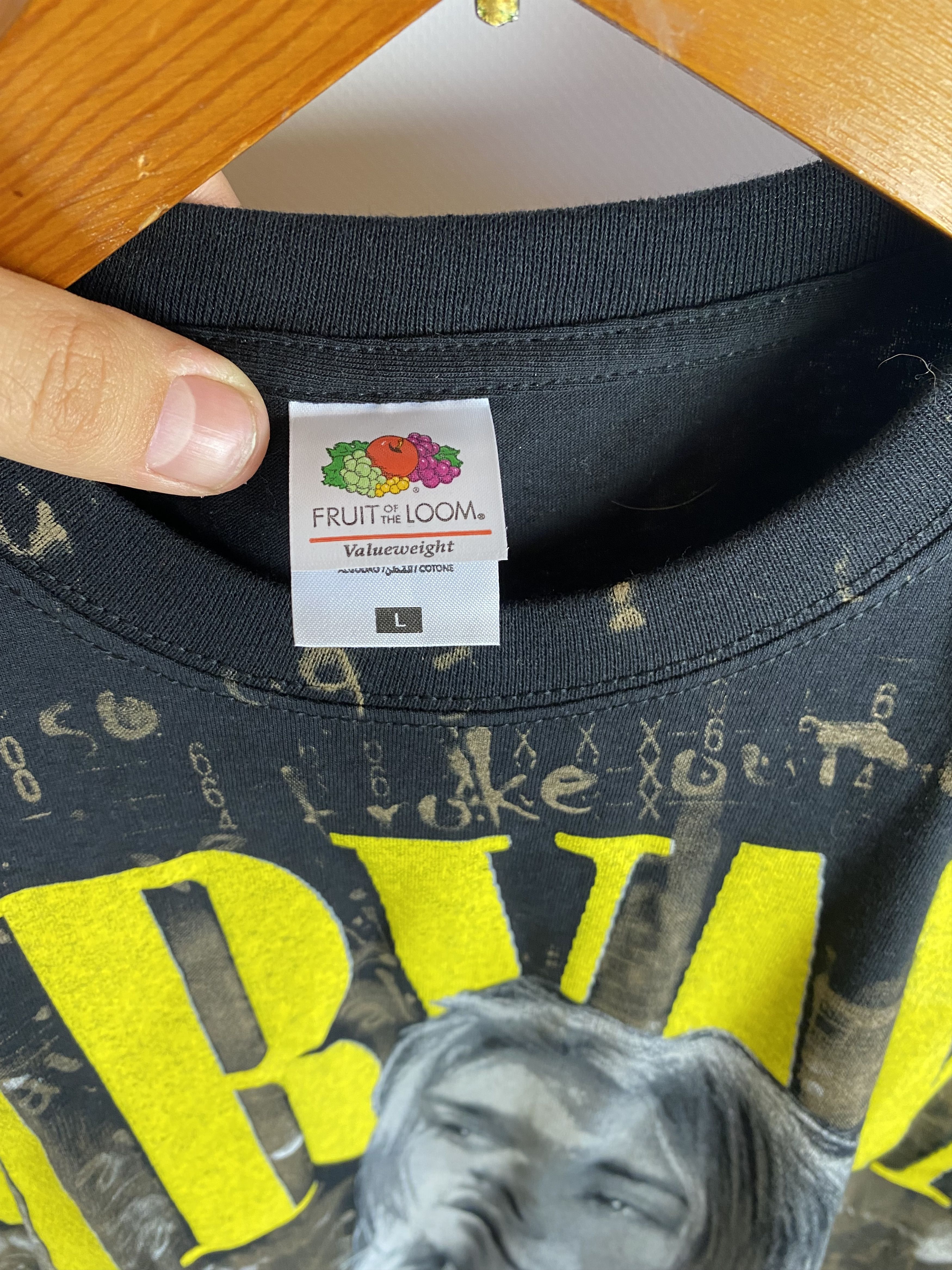 Band Tees × Vintage Band tees Kurt cobain full print nirvana Size US L / EU 52-54 / 3 - 4 Thumbnail