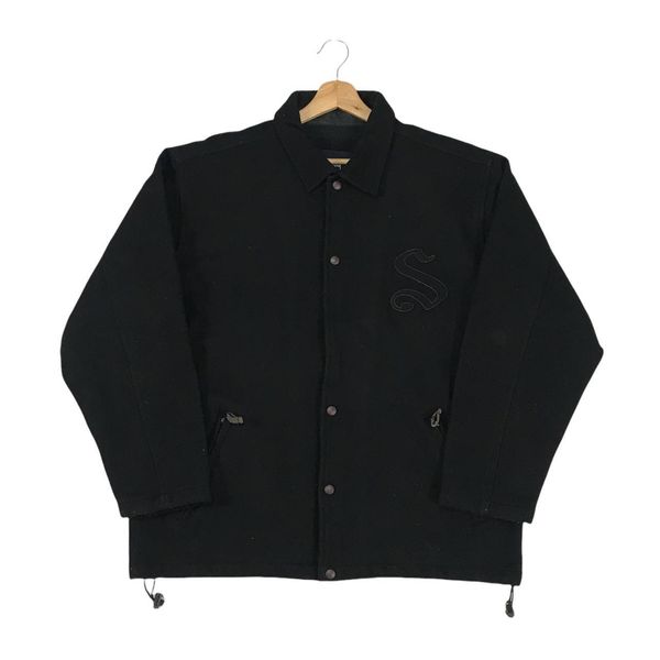 Stussy Vintage Stussy Wool Varsity Jacket Size Large Grailed