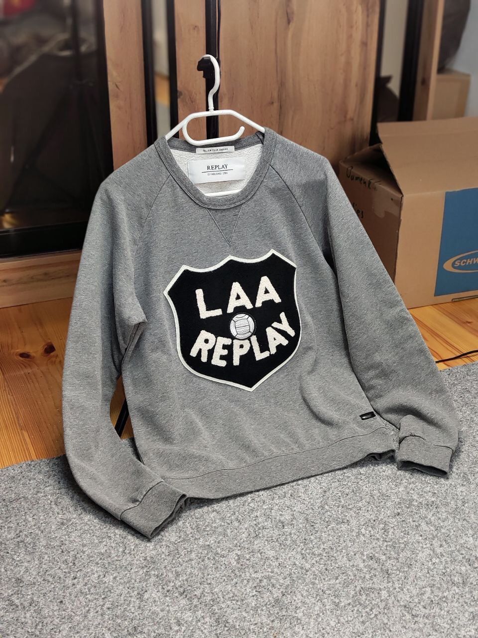 Replay Replay Crewneck Sweatshirt Blank Grey Big Logo Size US S / EU 44-46 / 1 - 22 Thumbnail