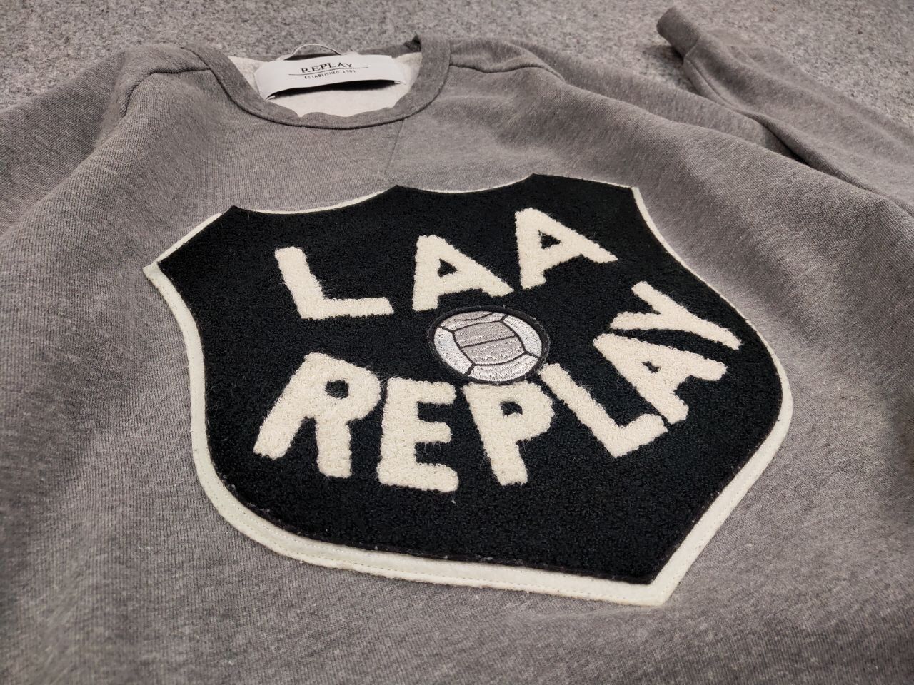 Replay Replay Crewneck Sweatshirt Blank Grey Big Logo Size US S / EU 44-46 / 1 - 16 Thumbnail