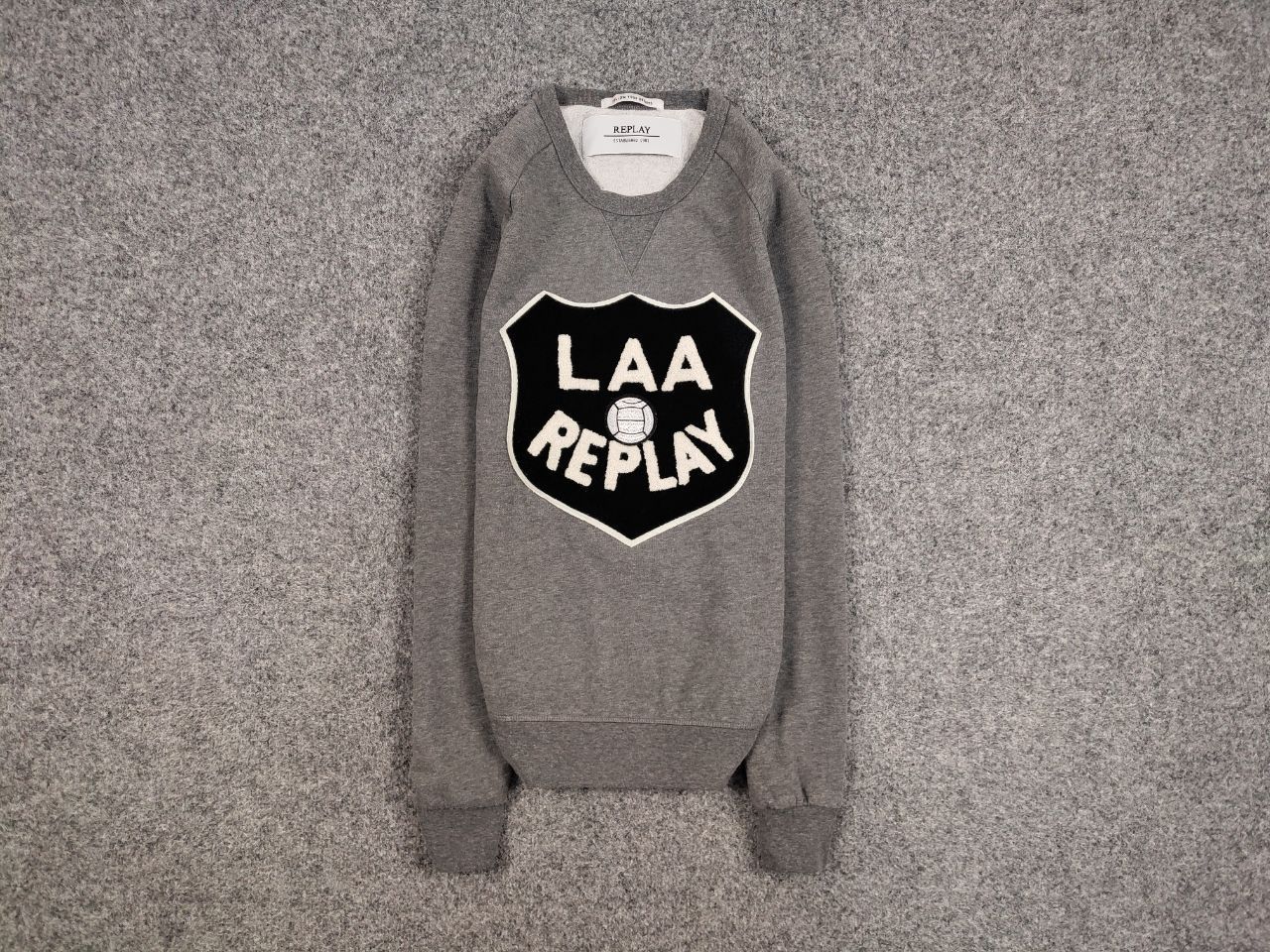 Replay Replay Crewneck Sweatshirt Blank Grey Big Logo Size US S / EU 44-46 / 1 - 1 Thumbnail