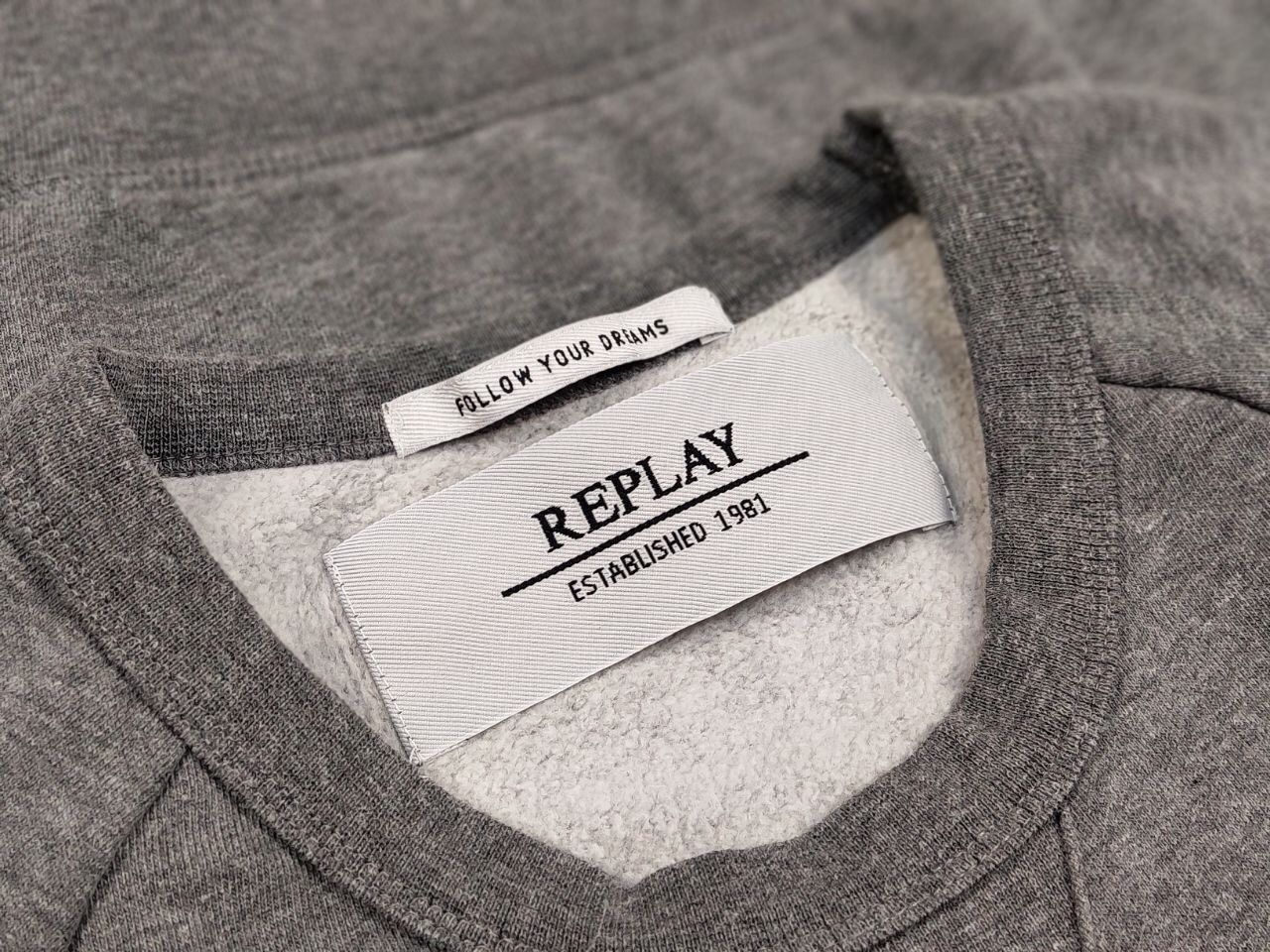 Replay Replay Crewneck Sweatshirt Blank Grey Big Logo Size US S / EU 44-46 / 1 - 19 Thumbnail