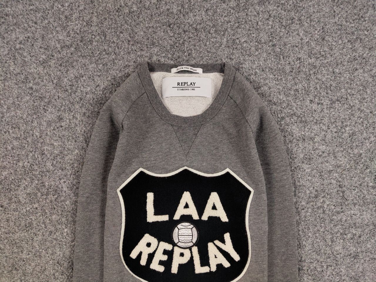 Replay Replay Crewneck Sweatshirt Blank Grey Big Logo Size US S / EU 44-46 / 1 - 8 Thumbnail