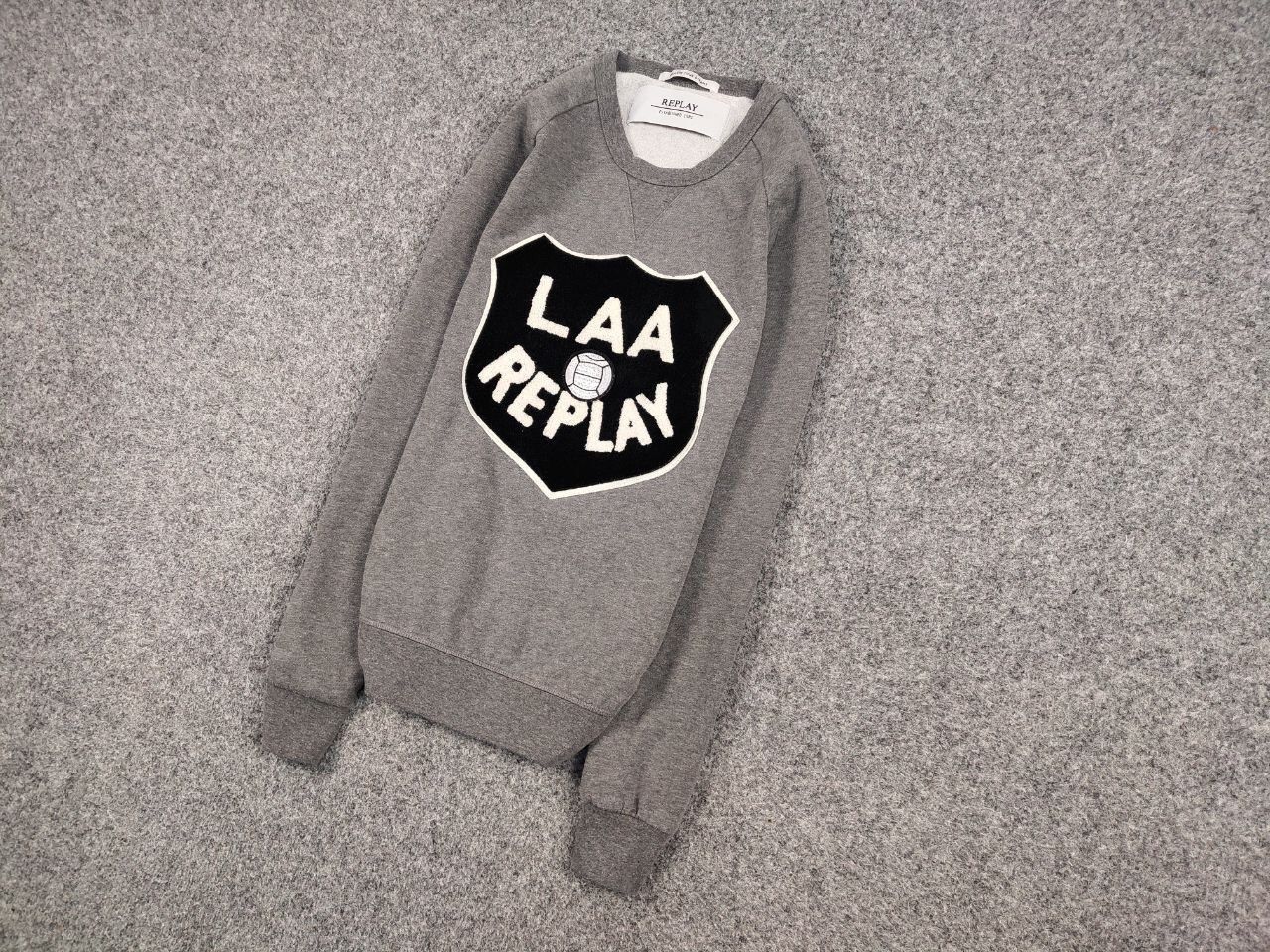 Replay Replay Crewneck Sweatshirt Blank Grey Big Logo Size US S / EU 44-46 / 1 - 3 Thumbnail