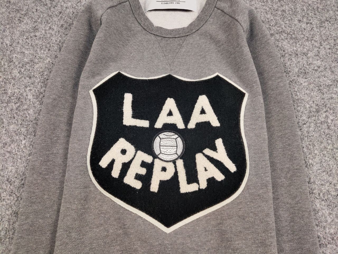 Replay Replay Crewneck Sweatshirt Blank Grey Big Logo Size US S / EU 44-46 / 1 - 10 Thumbnail