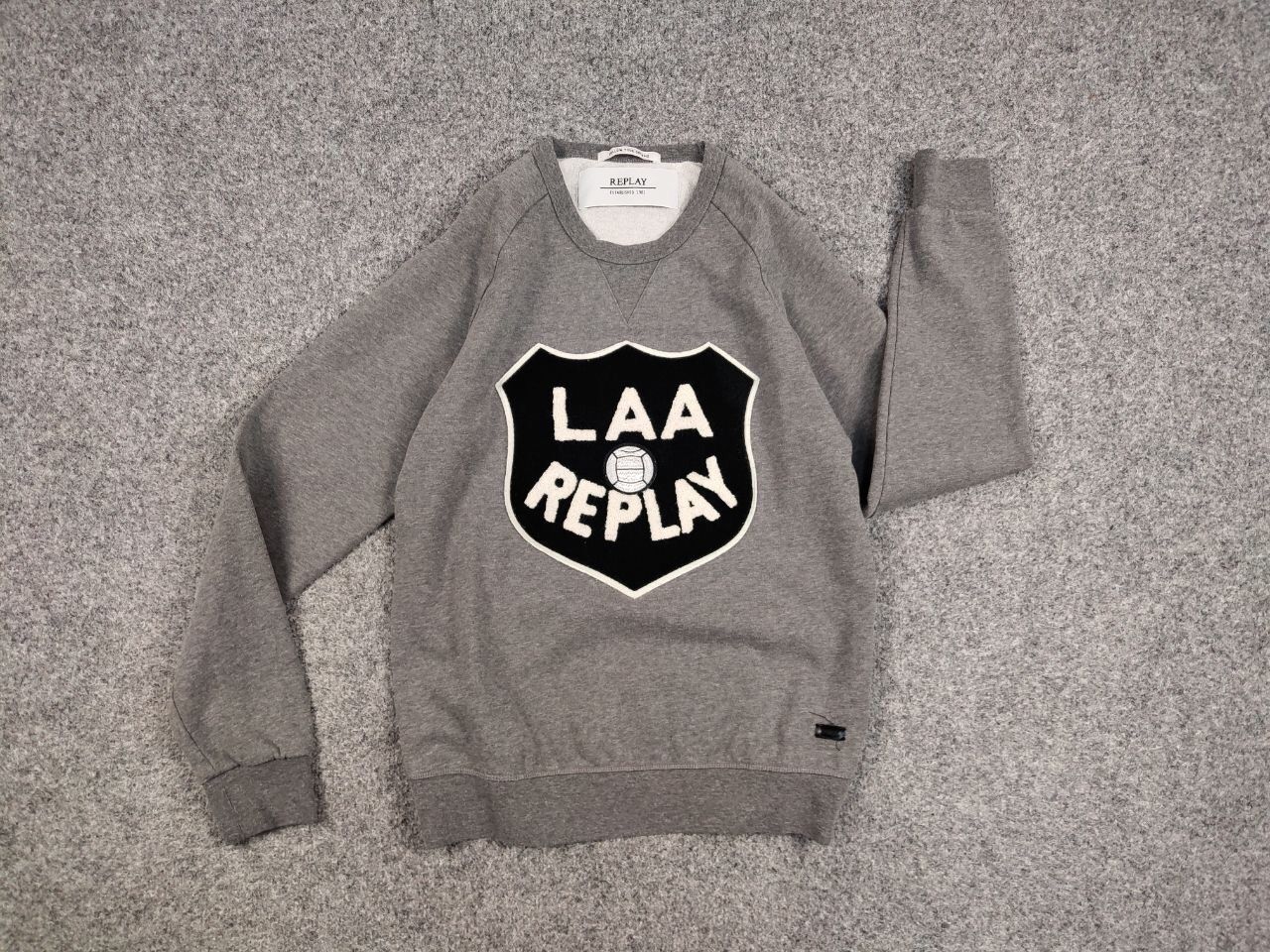 Replay Replay Crewneck Sweatshirt Blank Grey Big Logo Size US S / EU 44-46 / 1 - 14 Thumbnail