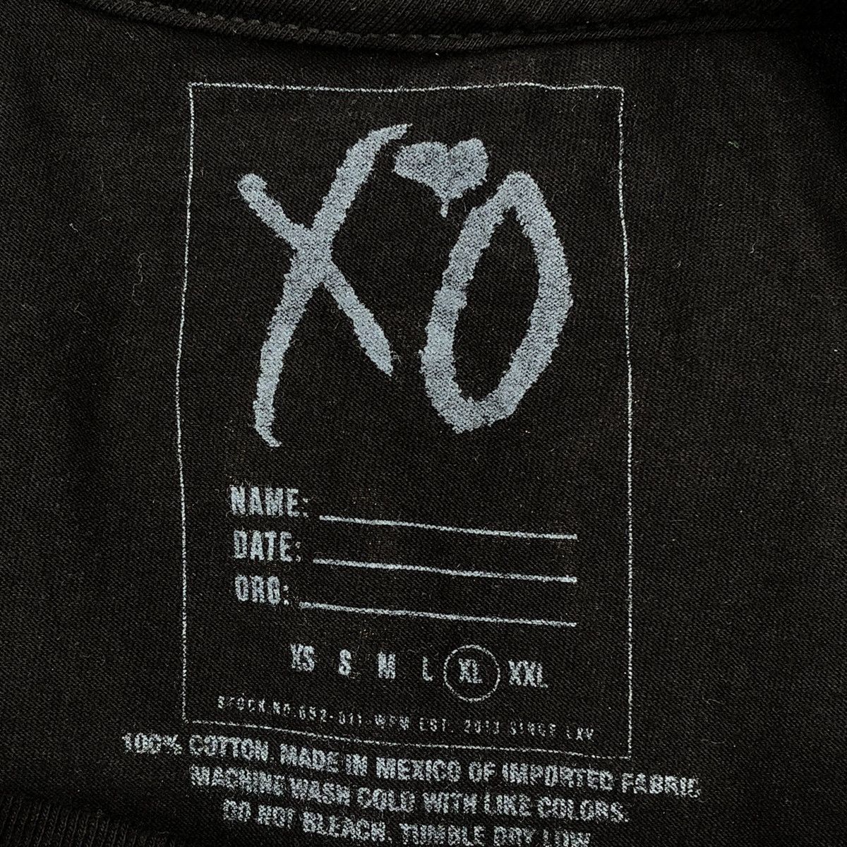 Rap Tees × The Weeknd × XO STARBOY THE WEEKND XO TEE Size US XL / EU 56 / 4 - 4 Thumbnail