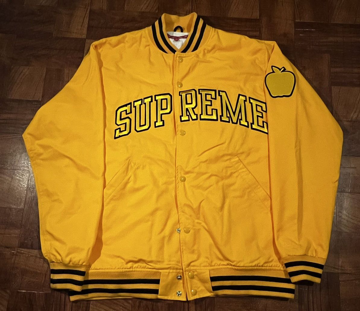 Supreme supreme big apple arc logo varsity | Grailed