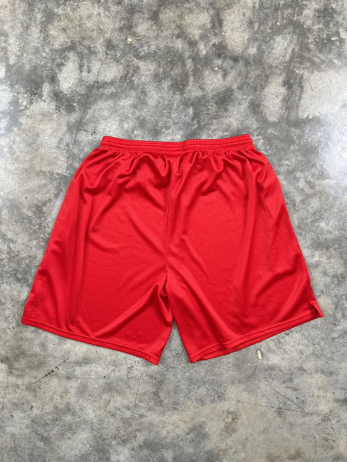 Champion × Drake × October's Very Own Drake Looking For Revenge Tour Mesh Shorts Red 2XL / XXL Size US 38 / EU 54 - 4 Thumbnail