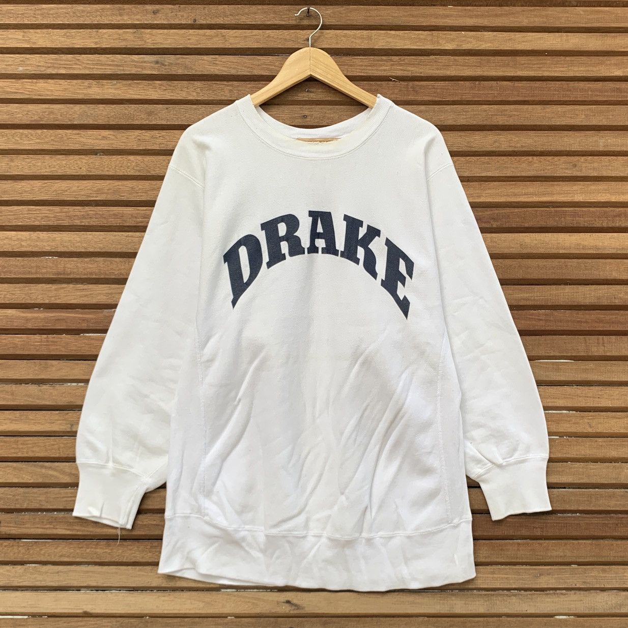 Champion 80’s Reverse Weave 『DRAKE』 Vintage Drake University Sweatshirt Large Champion Reverse