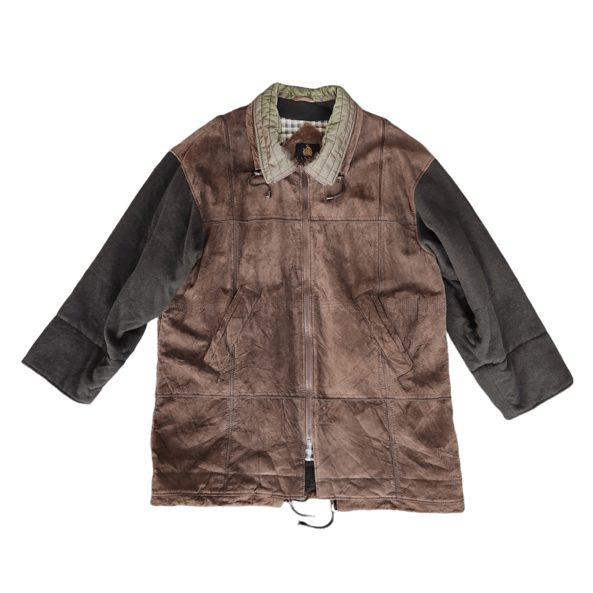 Japanese Brand Lanvin Classique Leather Long Jacket Size US XL / EU 56 / 4 - 2 Thumbnail