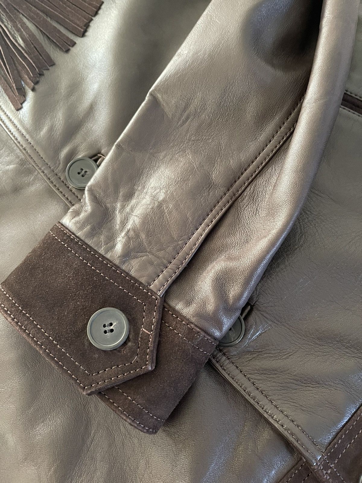 Zara Zara suede leather jacket Size US L / EU 52-54 / 3 - 4 Thumbnail