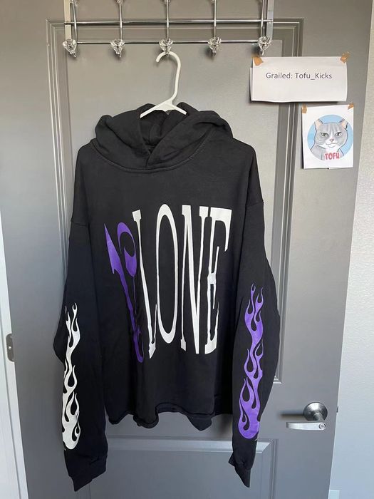 Vlone on sale hoodie grailed