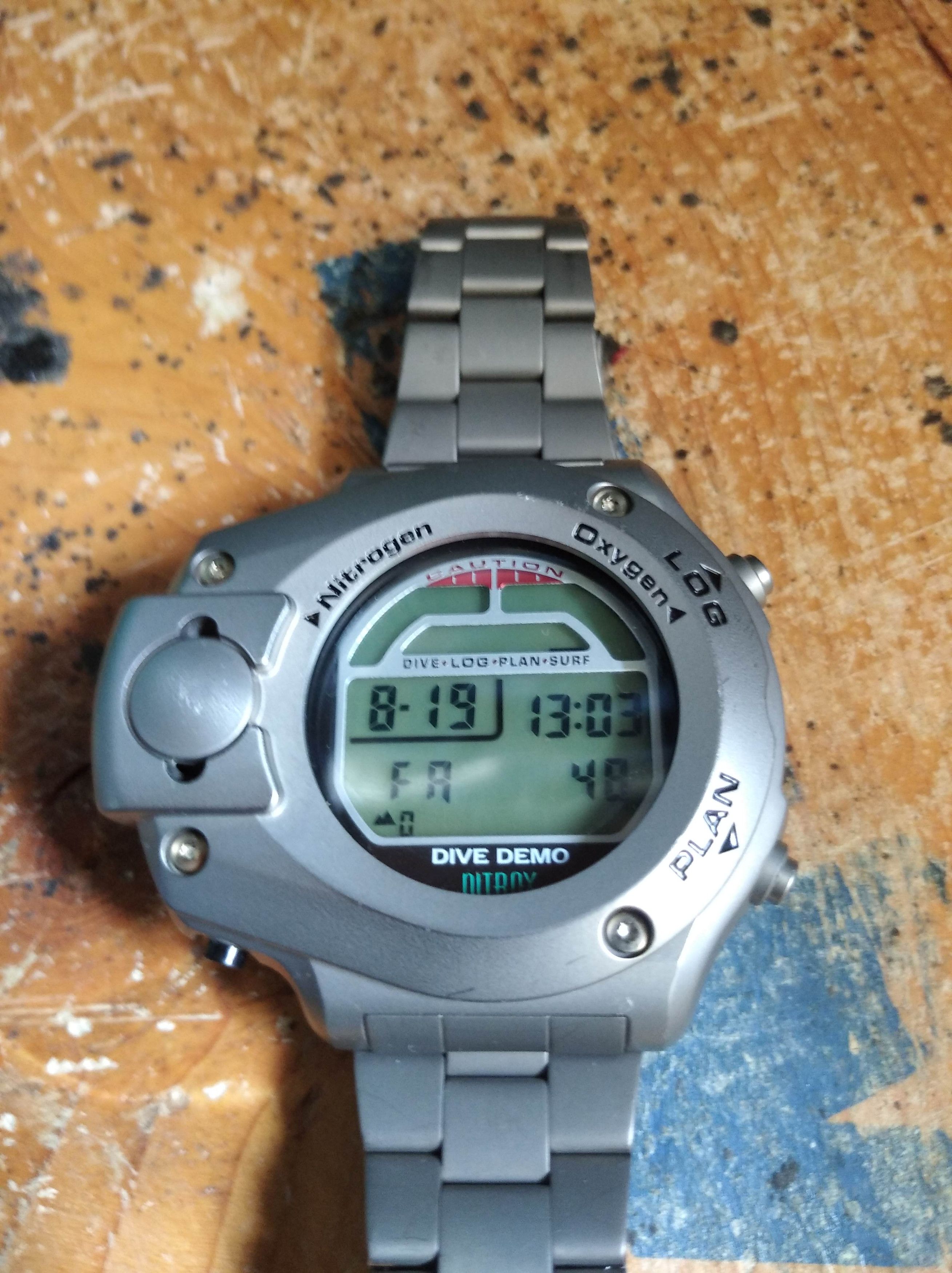 Japanese Brand × Watch Dive demo digital watch | Grailed