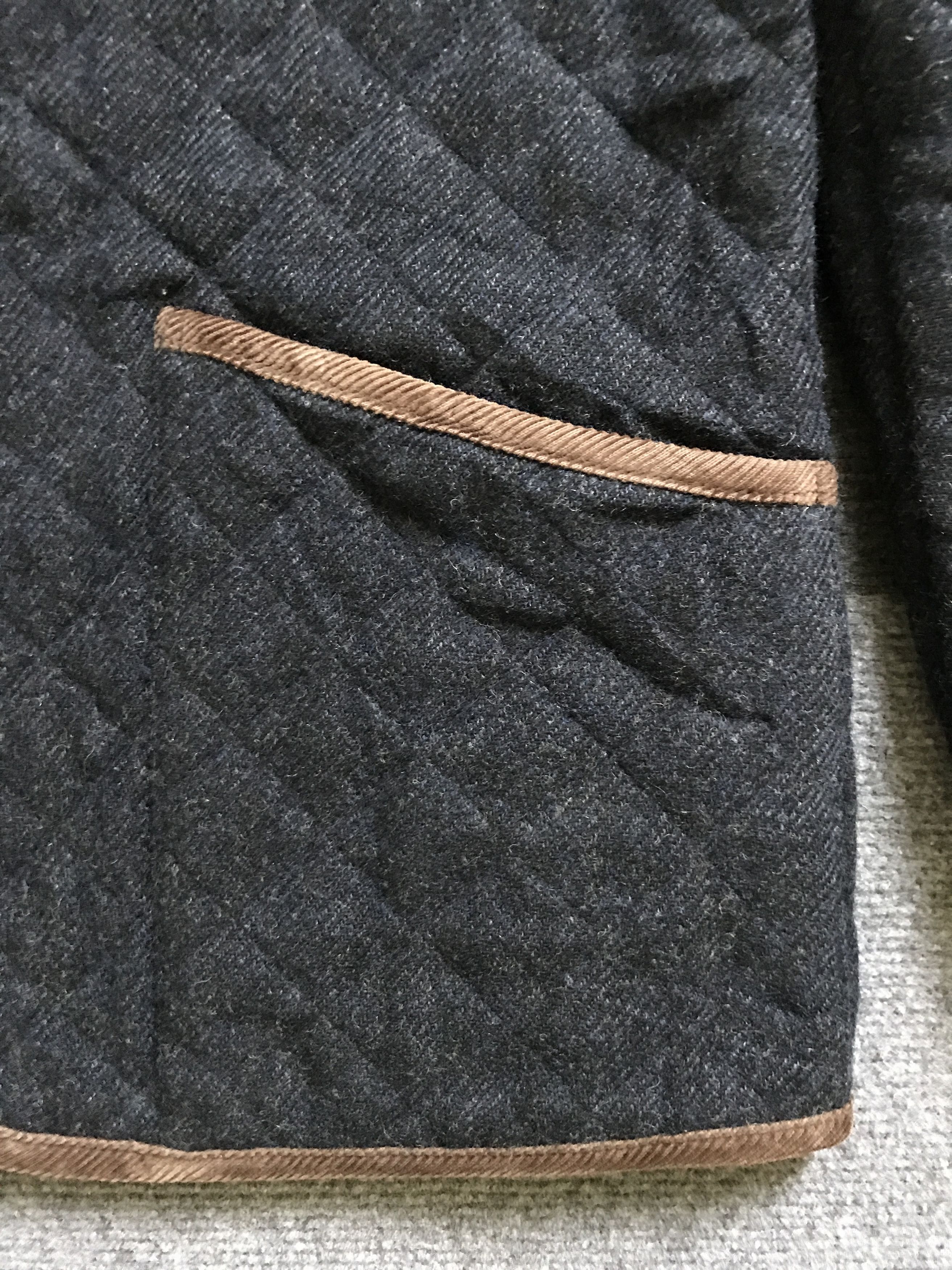Japanese Brand × Journal Standard JW11 JOURNAL STANDARD Scotland Wool Indigo Quilted Jacket Size US M / EU 48-50 / 2 - 4 Thumbnail