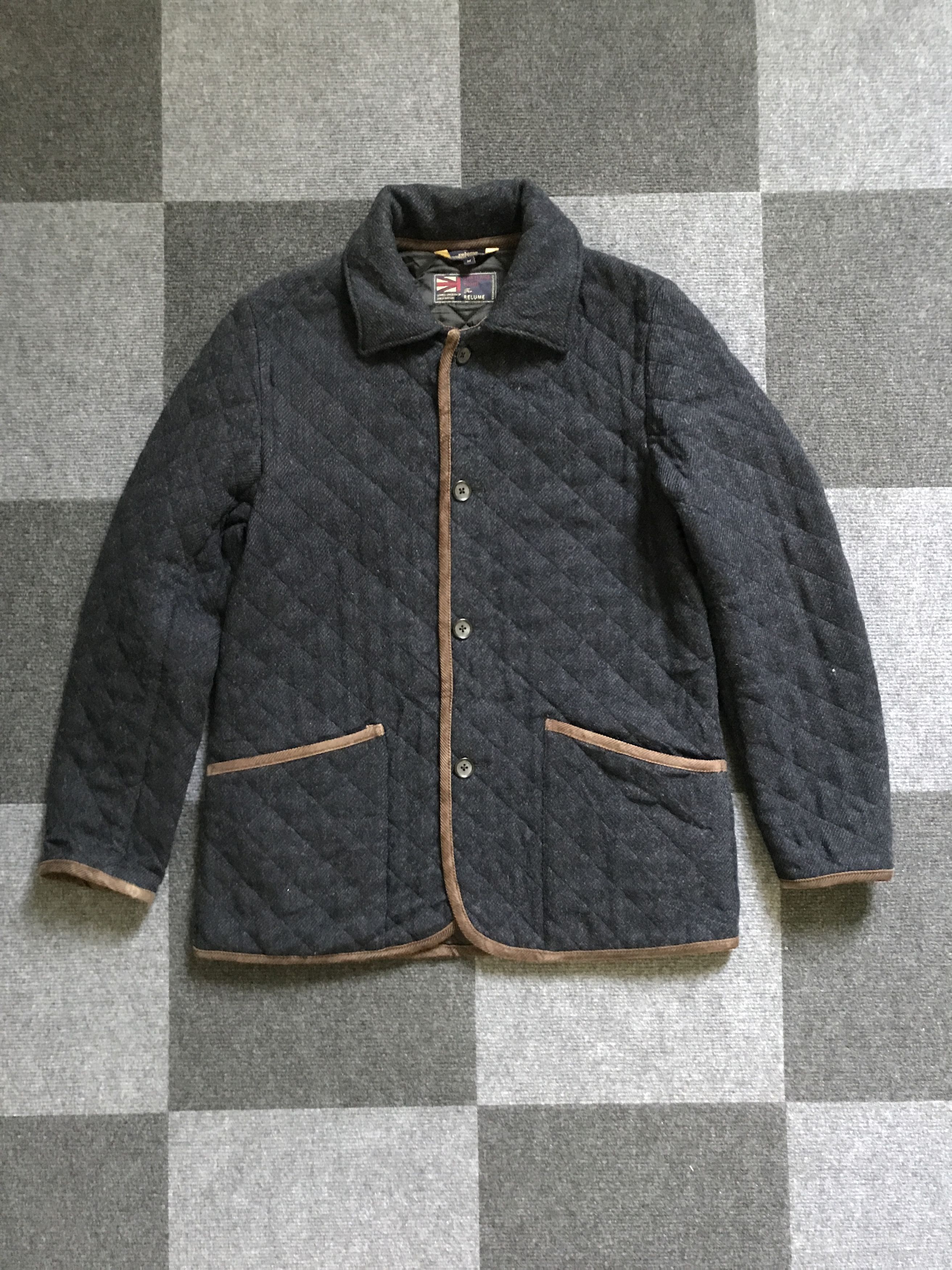 Japanese Brand × Journal Standard JW11 JOURNAL STANDARD Scotland Wool Indigo Quilted Jacket Size US M / EU 48-50 / 2 - 1 Thumbnail