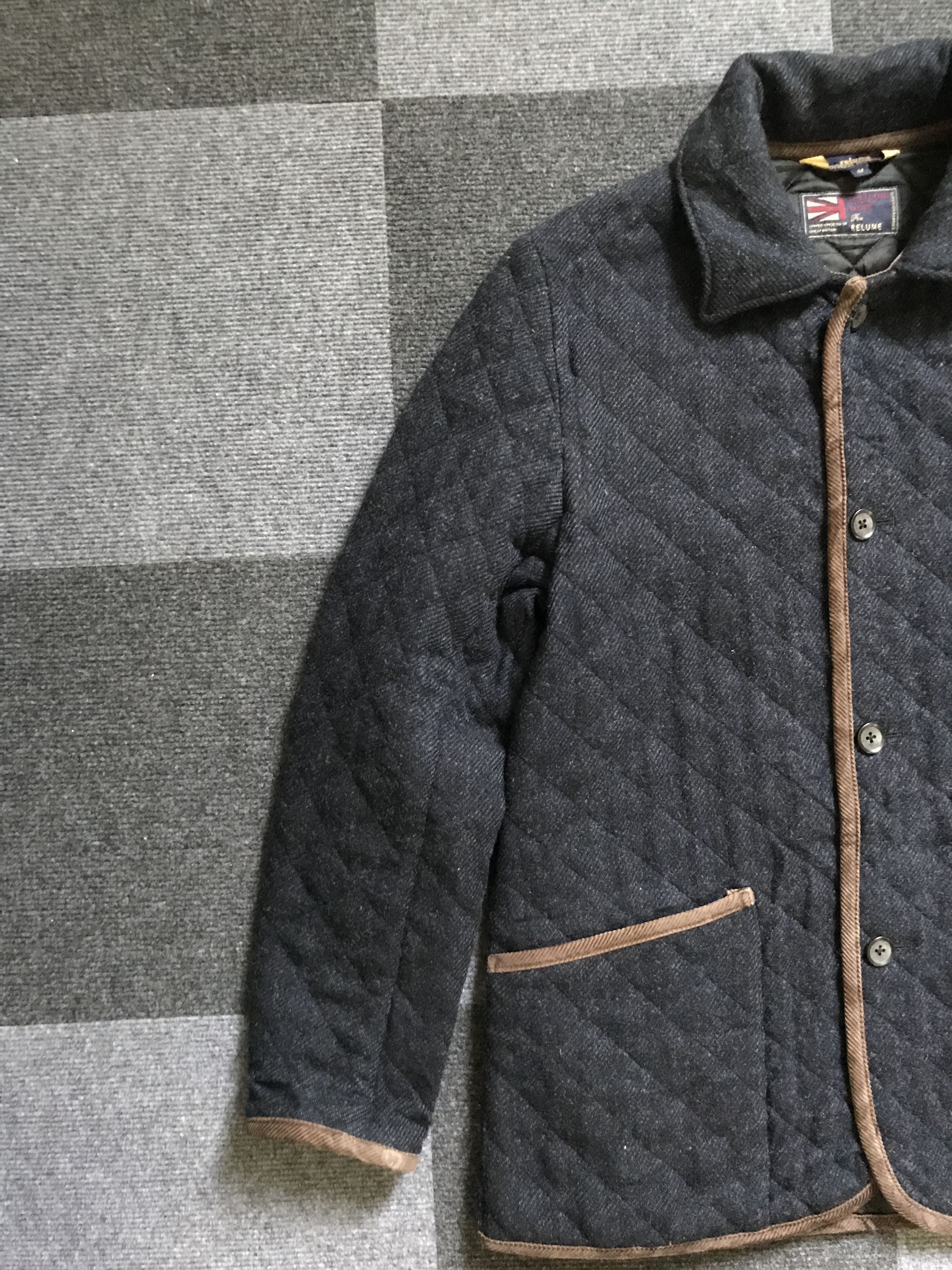 Japanese Brand × Journal Standard JW11 JOURNAL STANDARD Scotland Wool Indigo Quilted Jacket Size US M / EU 48-50 / 2 - 2 Thumbnail
