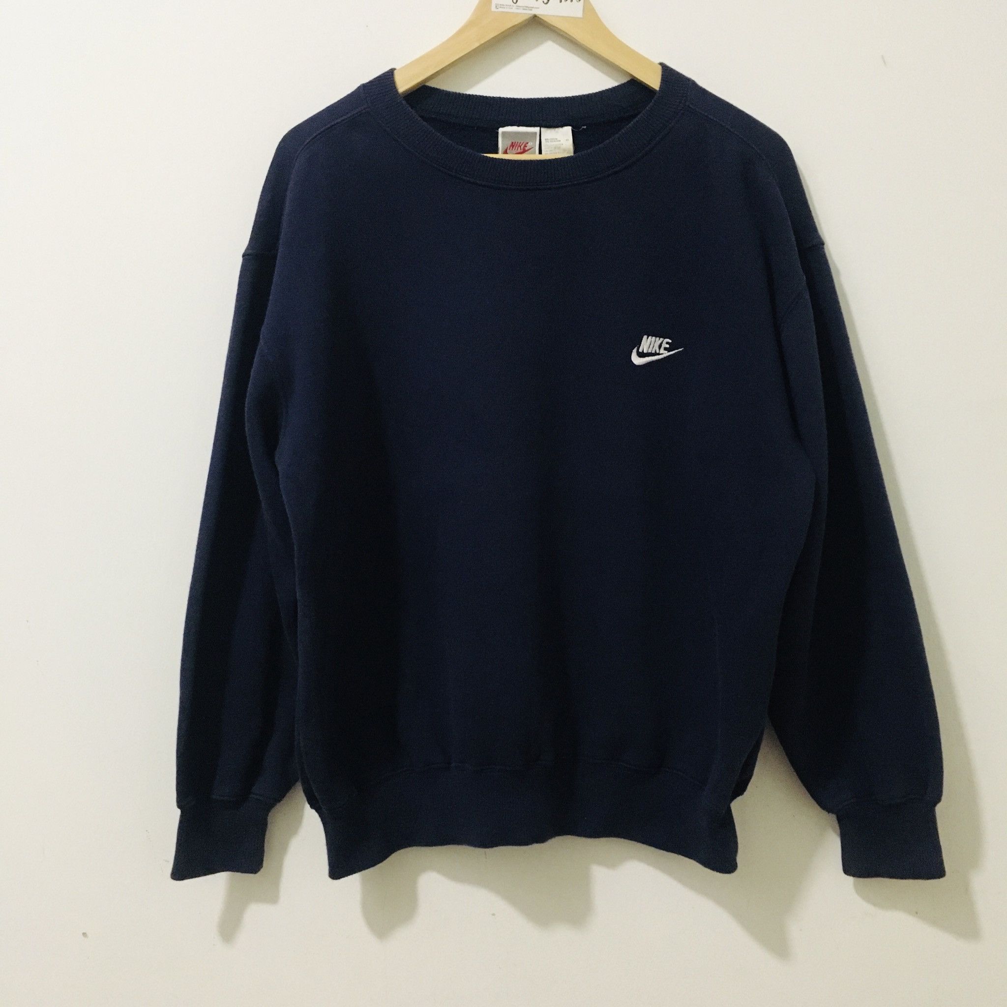 Nike × Vintage Nike Sweatshirt 90s Small Logo x Vintage Size US M / EU 48-50 / 2 - 1 Thumbnail