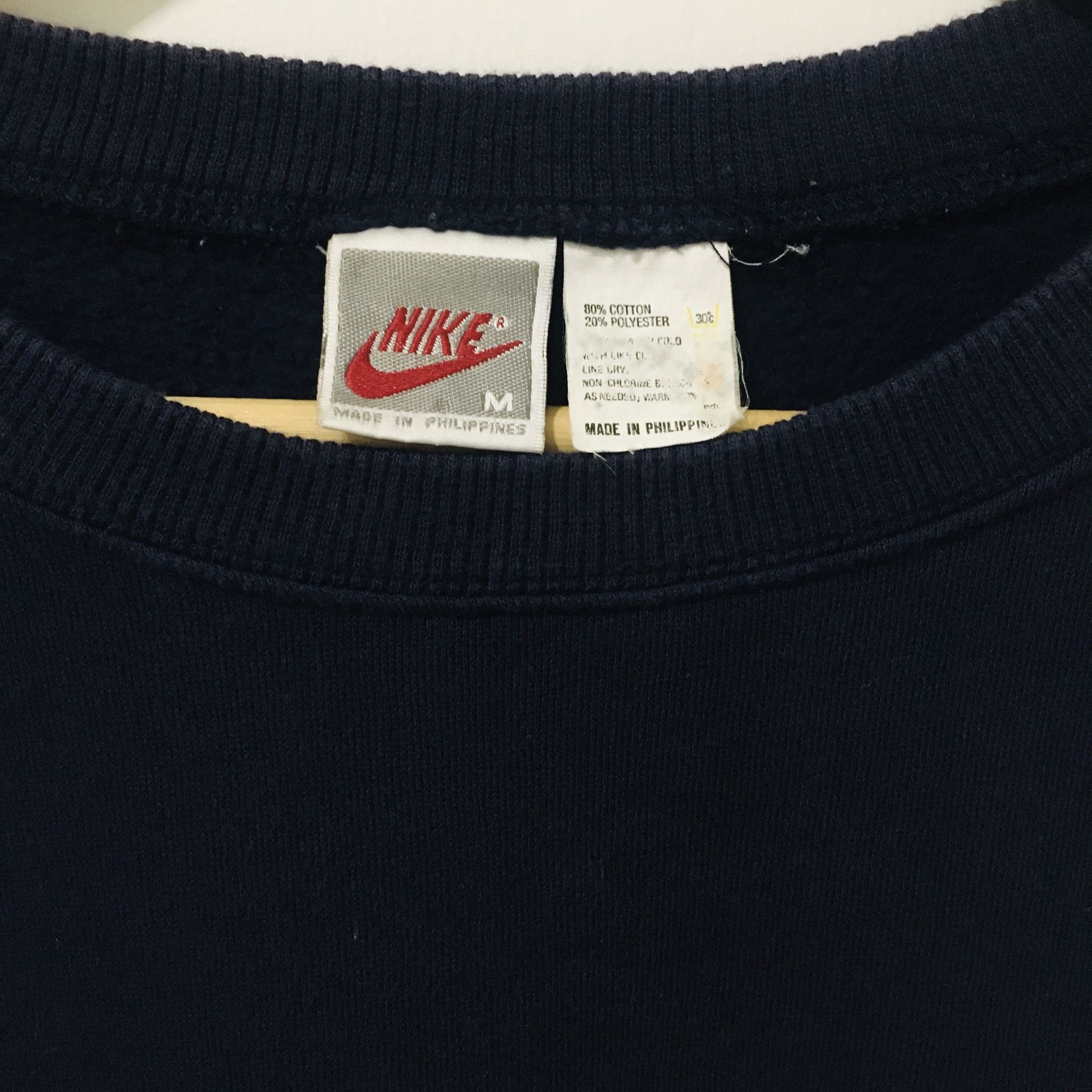 Nike × Vintage Nike Sweatshirt 90s Small Logo x Vintage Size US M / EU 48-50 / 2 - 3 Thumbnail