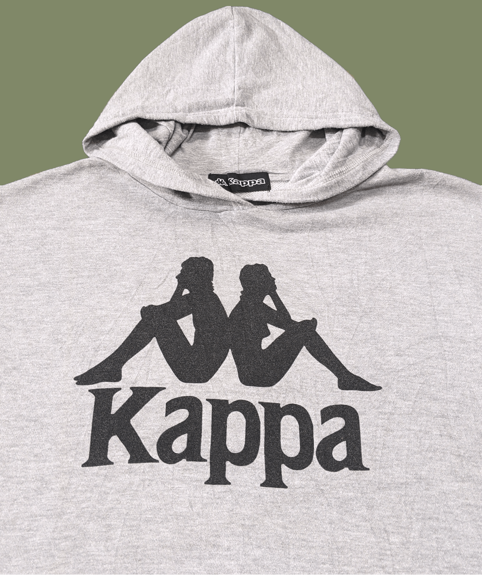 Kappa × Vintage Vintage 90s Kappa Big Logo Pullover Hoodie Size US S / EU 44-46 / 1 - 2 Thumbnail