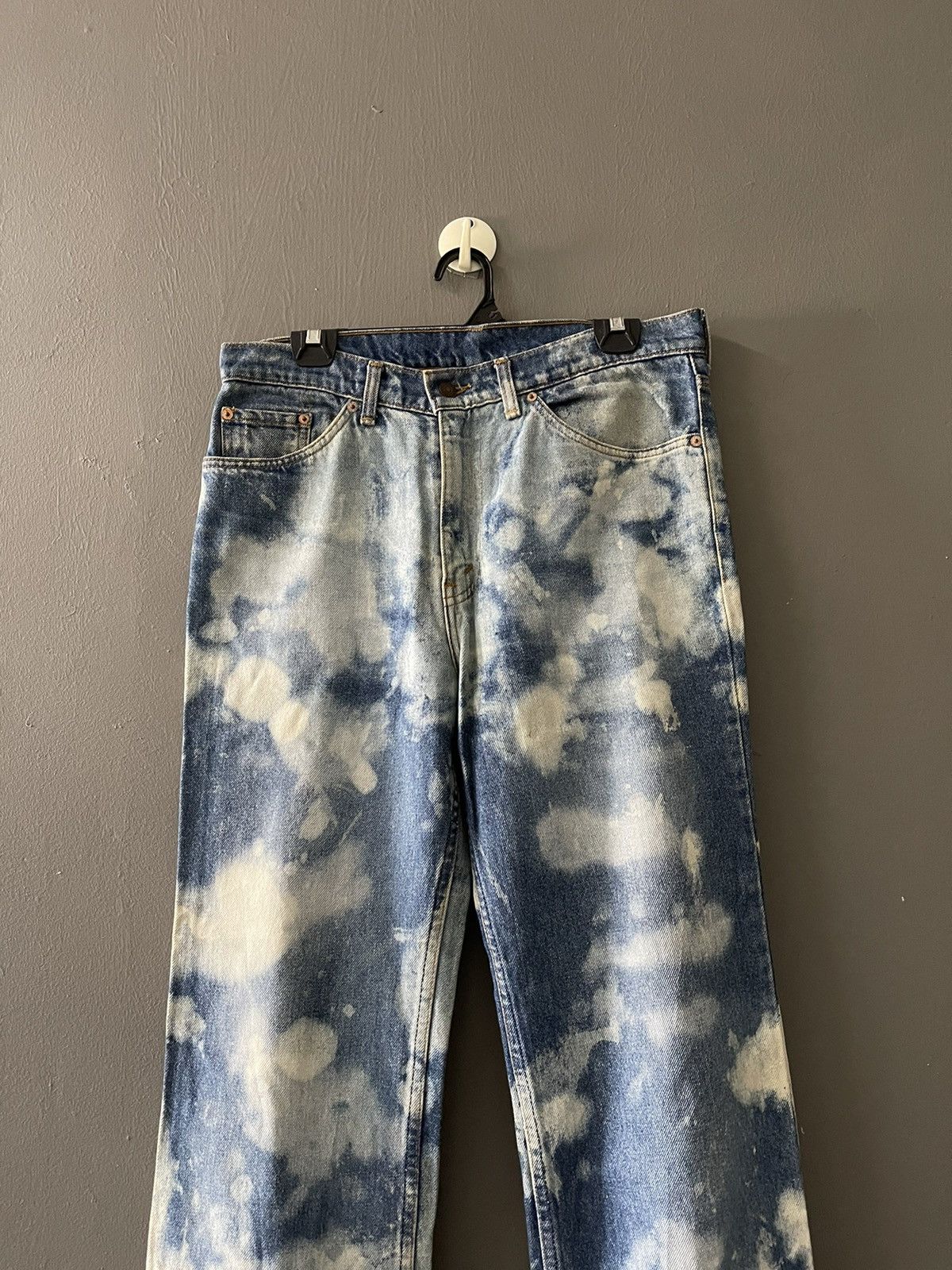Levi's Vintage Clothing × Vintage VINTAGE 505 0217 LEVIS ACID WASH DENIM JEANS 34x34 Size US 33 - 3 Thumbnail