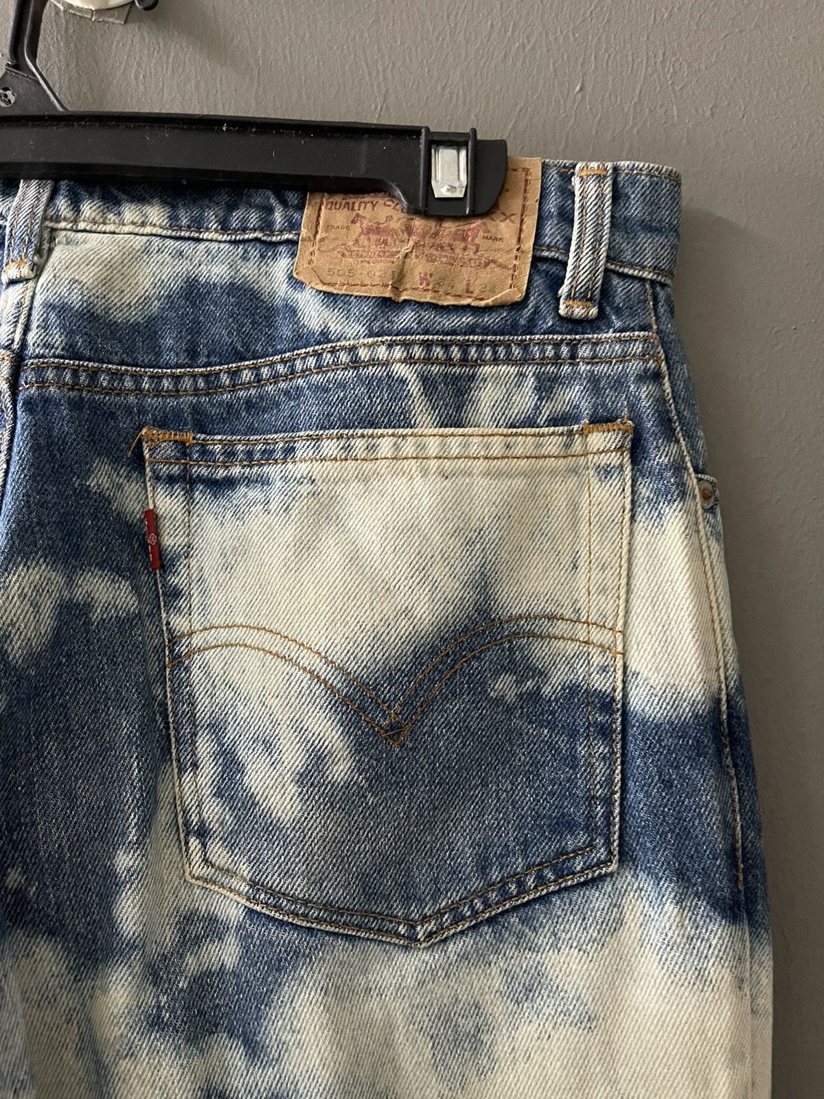 Levi's Vintage Clothing × Vintage VINTAGE 505 0217 LEVIS ACID WASH DENIM JEANS 34x34 Size US 33 - 6 Thumbnail