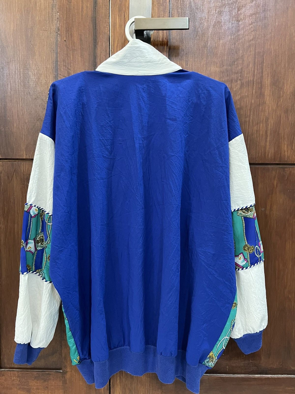 Vintage Vintage Silver Threads Inspired Hermes Design Bombers Jacket Size US M / EU 48-50 / 2 - 2 Thumbnail