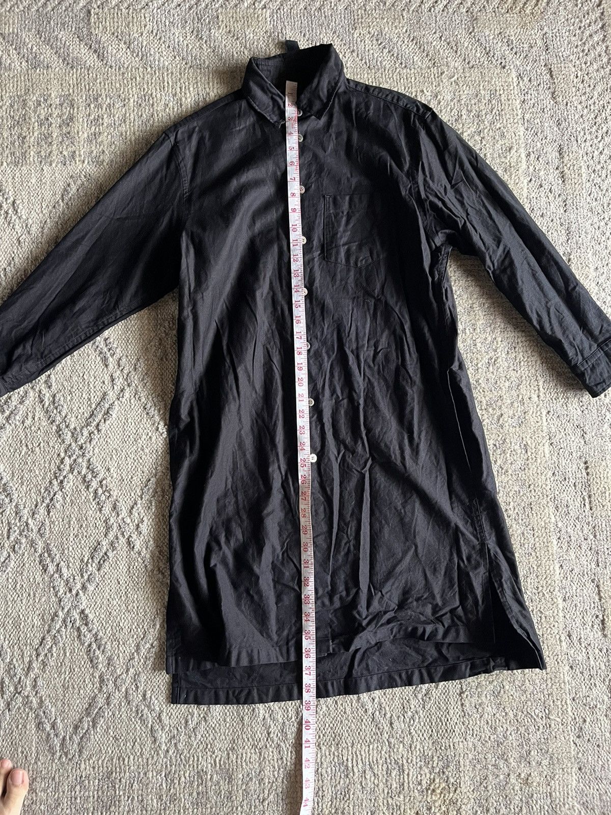 Yohji Yamamoto Yohji Yamomoto Long Shirt Size US S / EU 44-46 / 1 - 10 Thumbnail