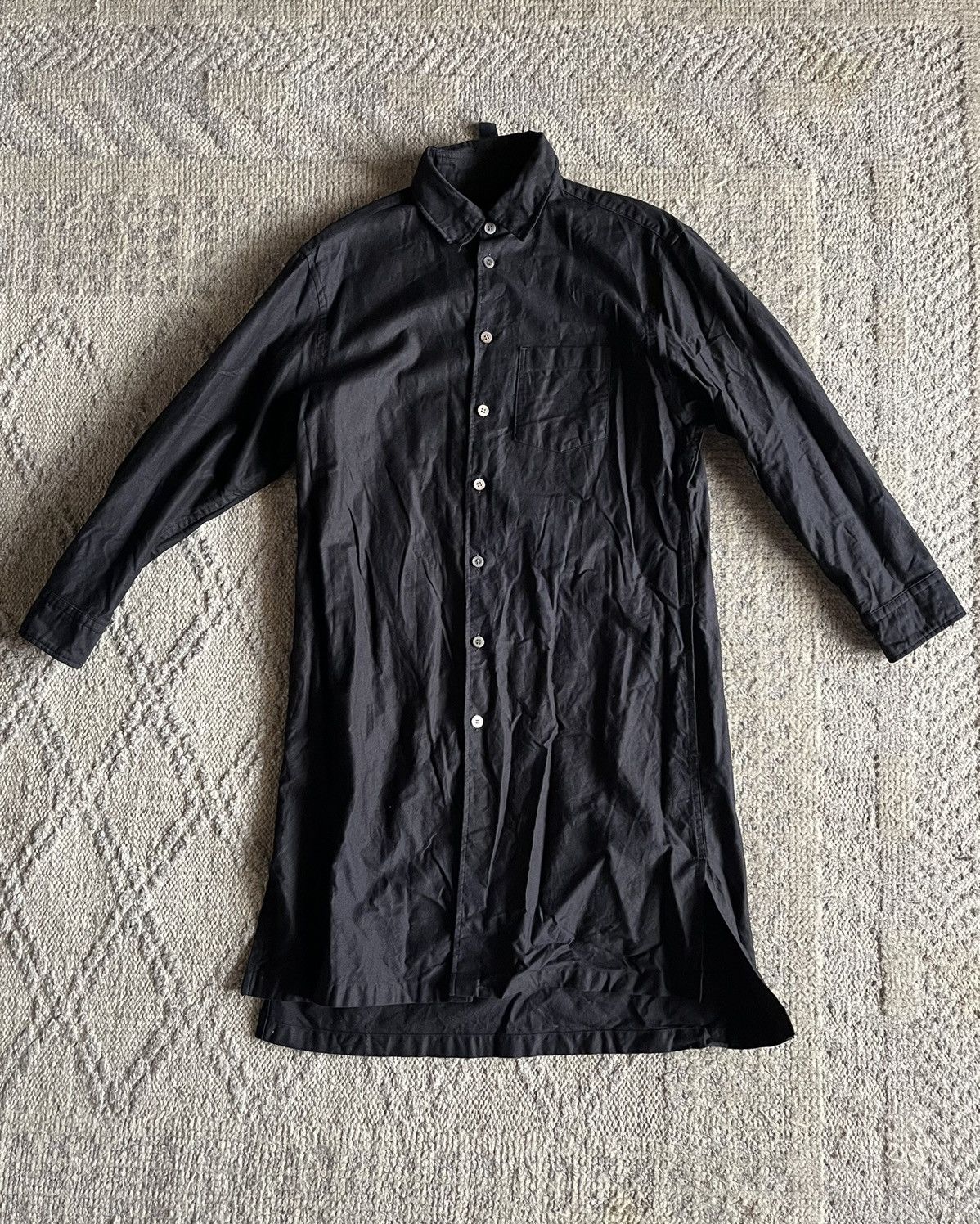 Yohji Yamamoto Yohji Yamomoto Long Shirt Size US S / EU 44-46 / 1 - 1 Thumbnail