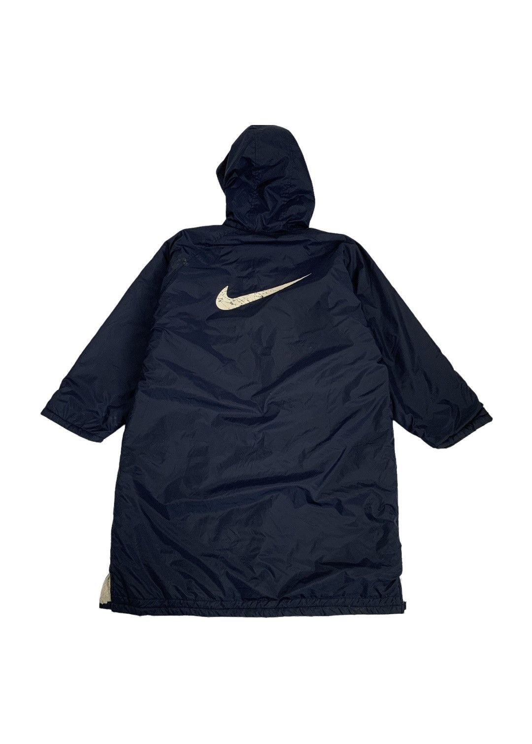 Nike Vintage Nike Fleece Long Winter Jacket Size US M / EU 48-50 / 2 - 1 Thumbnail
