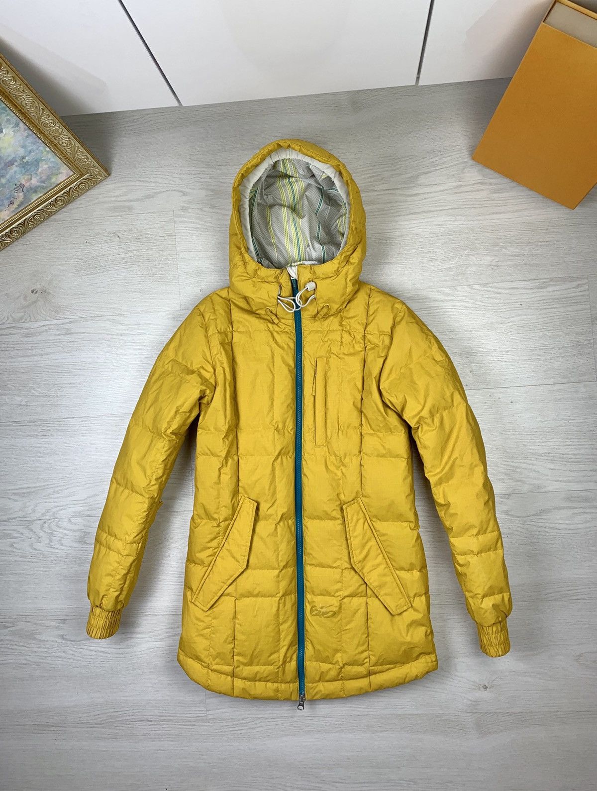 Nike × Vintage Vintage Nike 6.0 Rare Women’s Down Yellow Jacket Size XS Size XS / US 0-2 / IT 36-38 - 1 Thumbnail