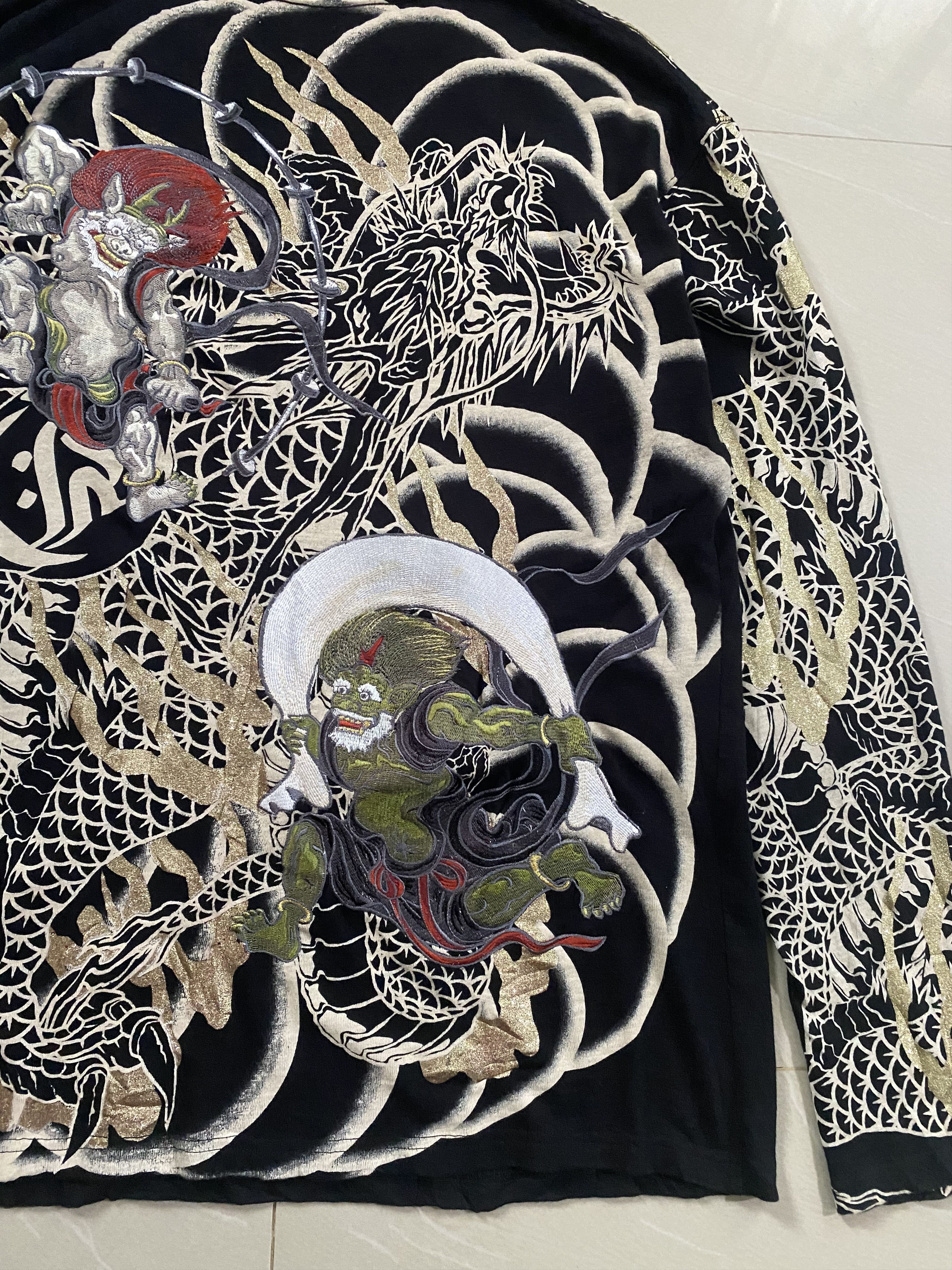 Japanese Brand The Japanese Tradition Dragon Shirt Embroidery Big Logo Size US XL / EU 56 / 4 - 4 Thumbnail