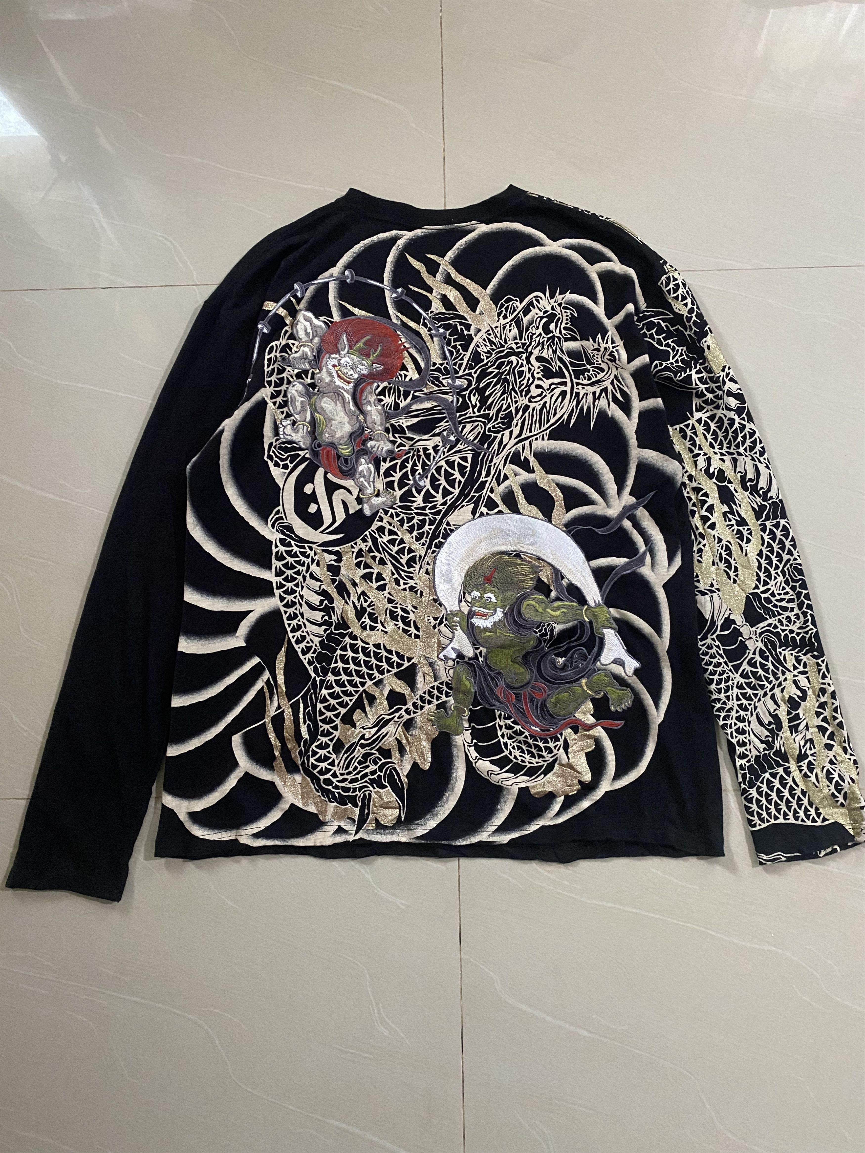 Japanese Brand The Japanese Tradition Dragon Shirt Embroidery Big Logo Size US XL / EU 56 / 4 - 1 Thumbnail