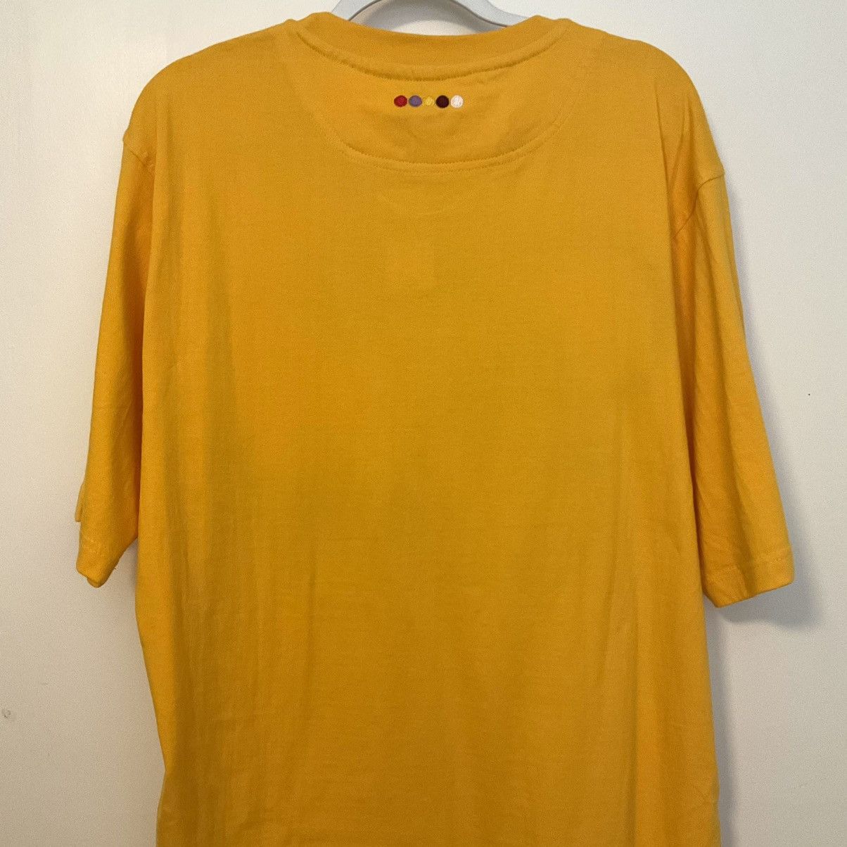 Coogi Vintage COOGI Embroidered Lady Face Yellow T-Shirt Size US L / EU 52-54 / 3 - 8 Thumbnail