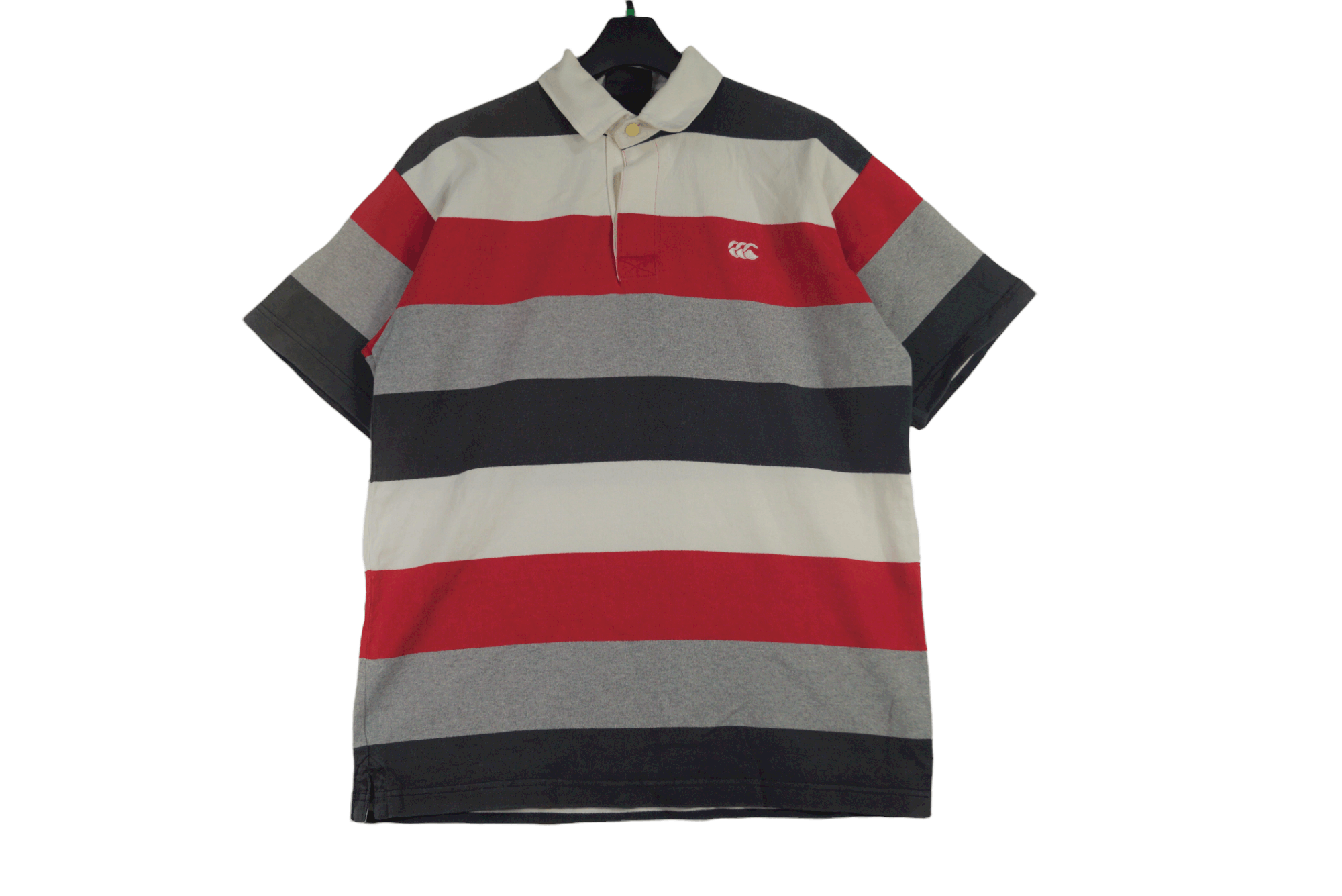 VINTAGE CANTERBURY OF NEW ZEALAND RUGBY PLAID JERSEY