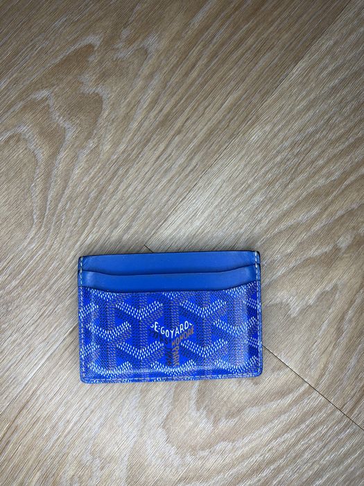 Goyard Goyard Card Holder Blue Grailed