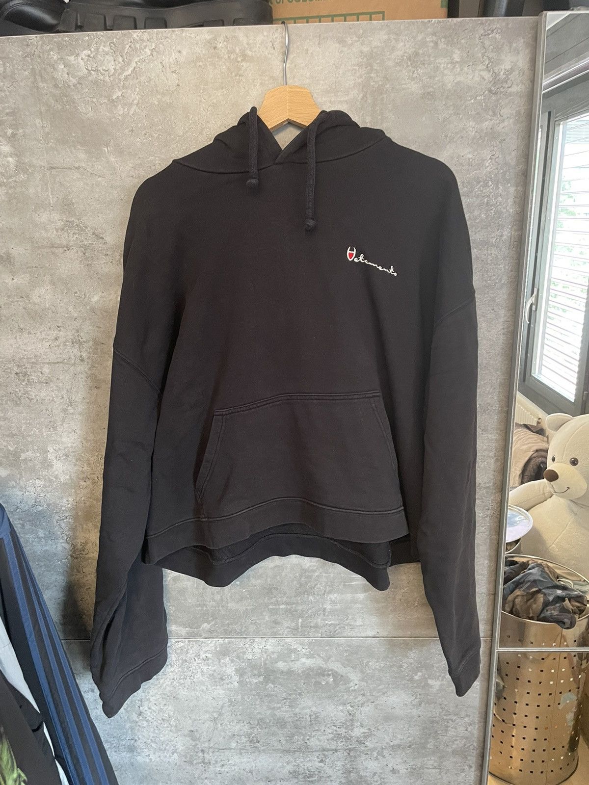 vetements reversible hoodie