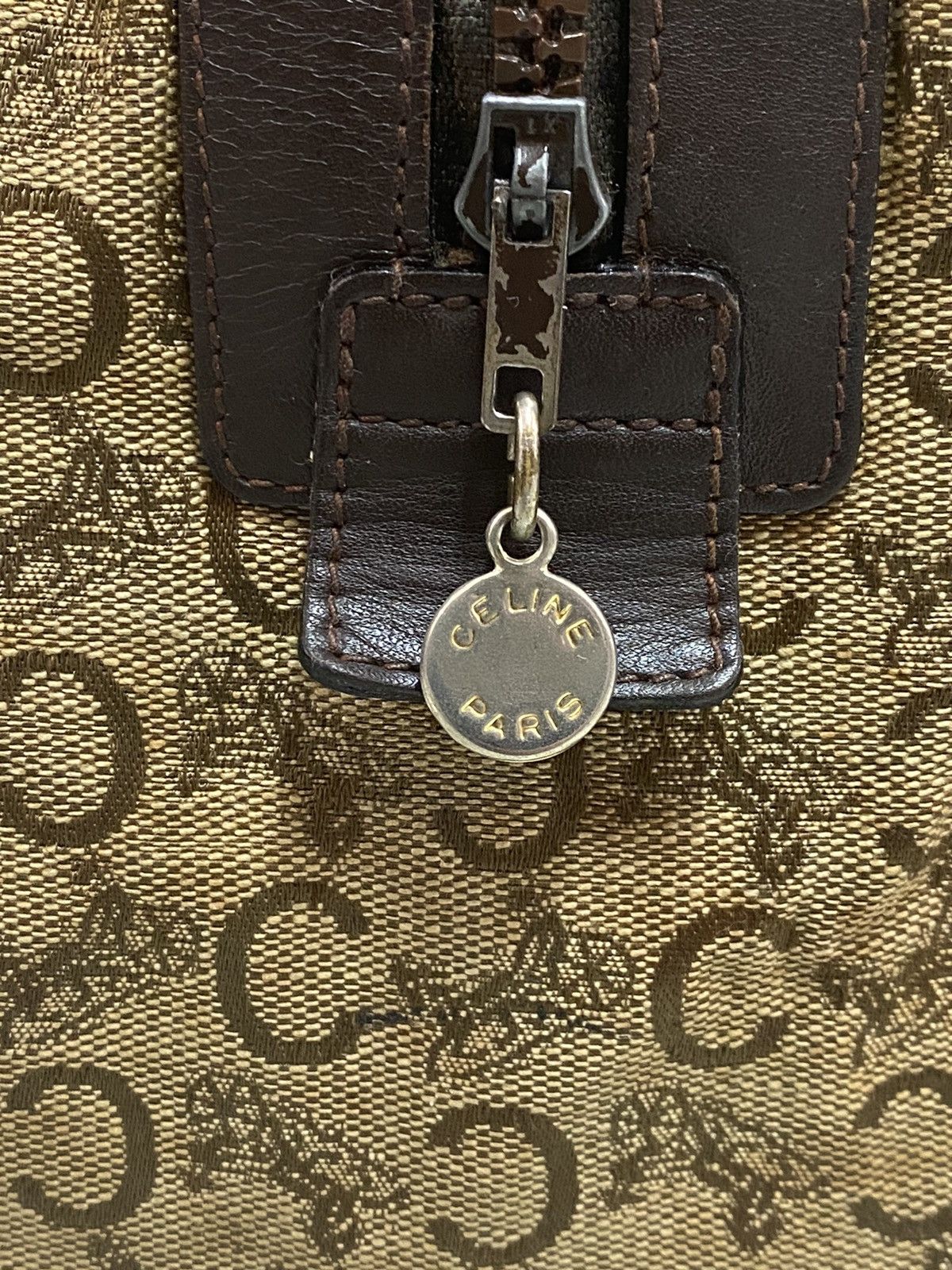 Celine Vintage Authentic Celine Macadam Speedy Boston Size ONE SIZE - 8 Thumbnail